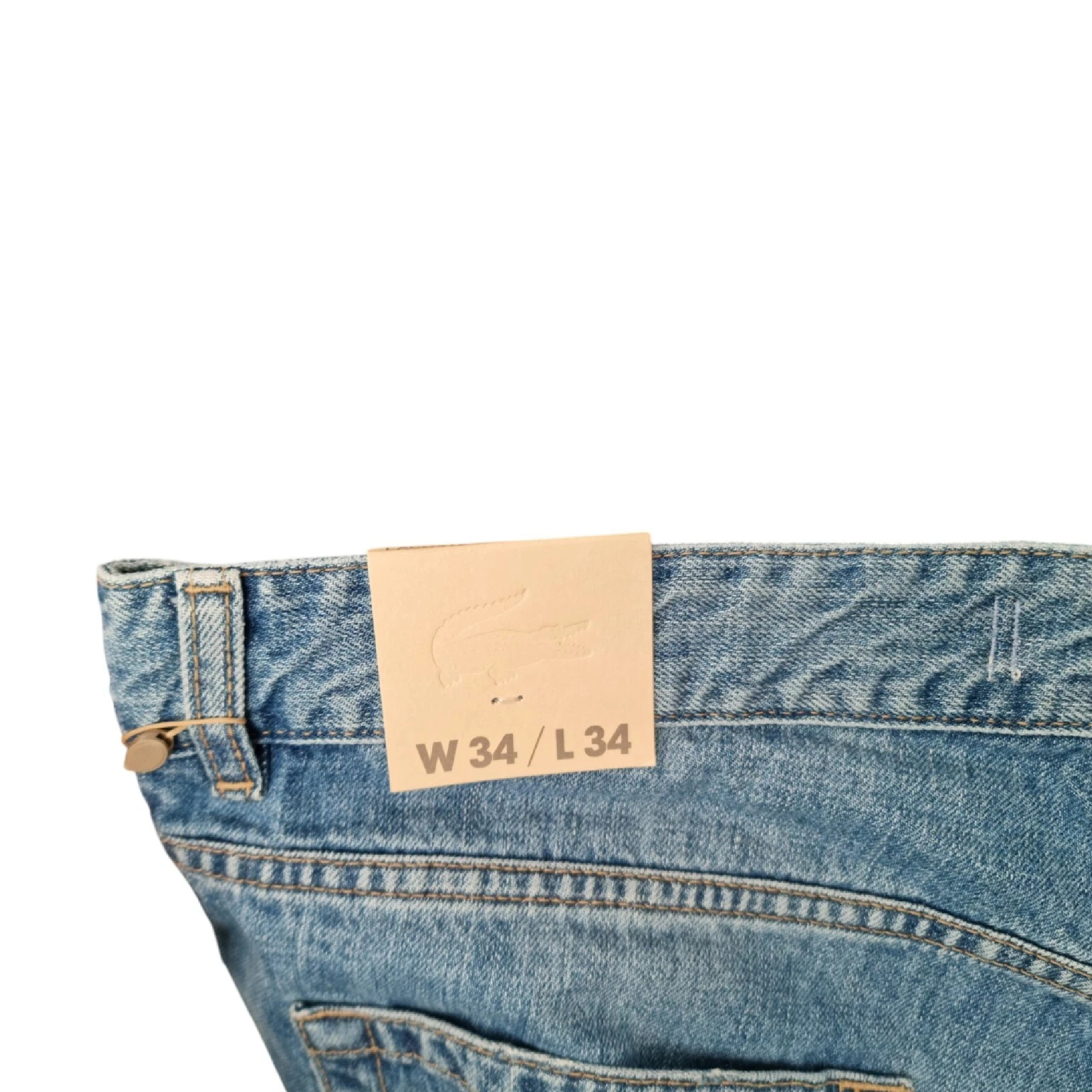 Lacoste SS26 Light Blue Washed Denim Jeans-05