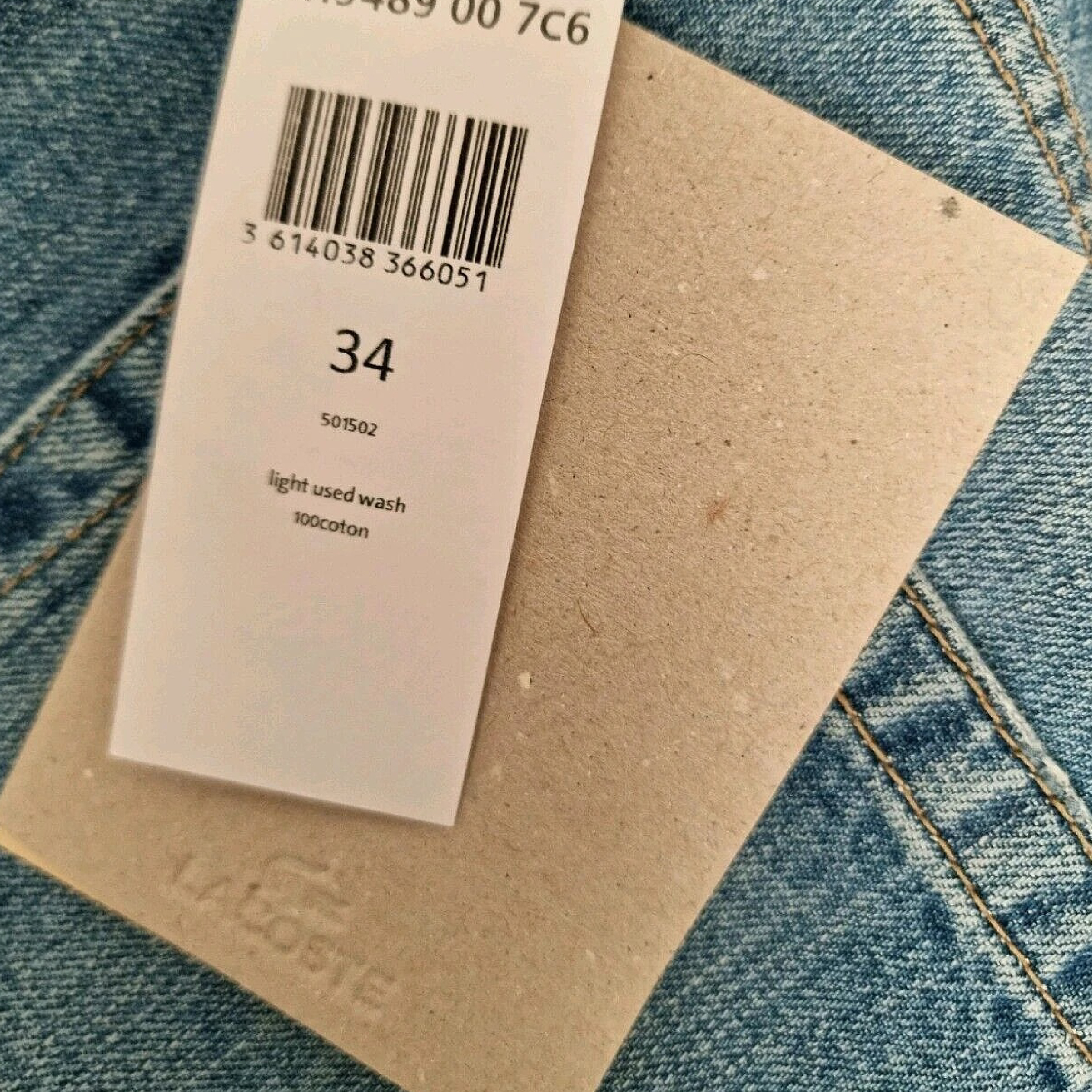Lacoste SS26 Light Blue Washed Denim Jeans-07