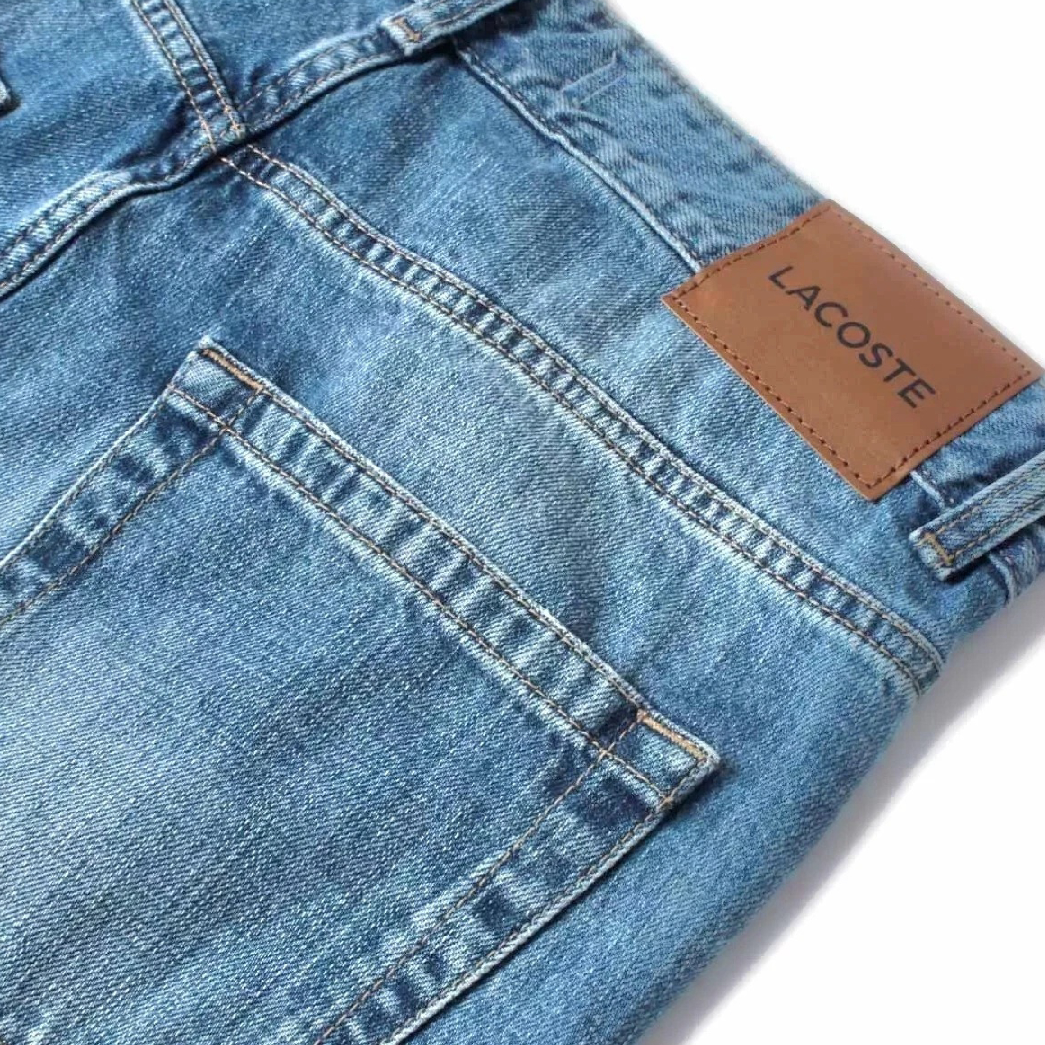 Lacoste SS26 Light Blue Washed Denim Jeans-04