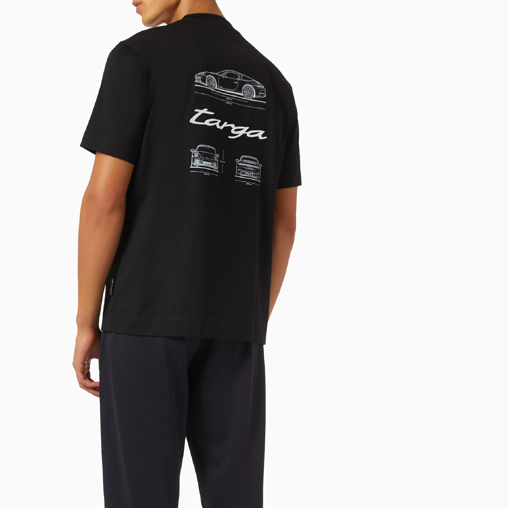 Hugo Boss x Porsche Mercerised Cotton Targa Artwork Tee-11