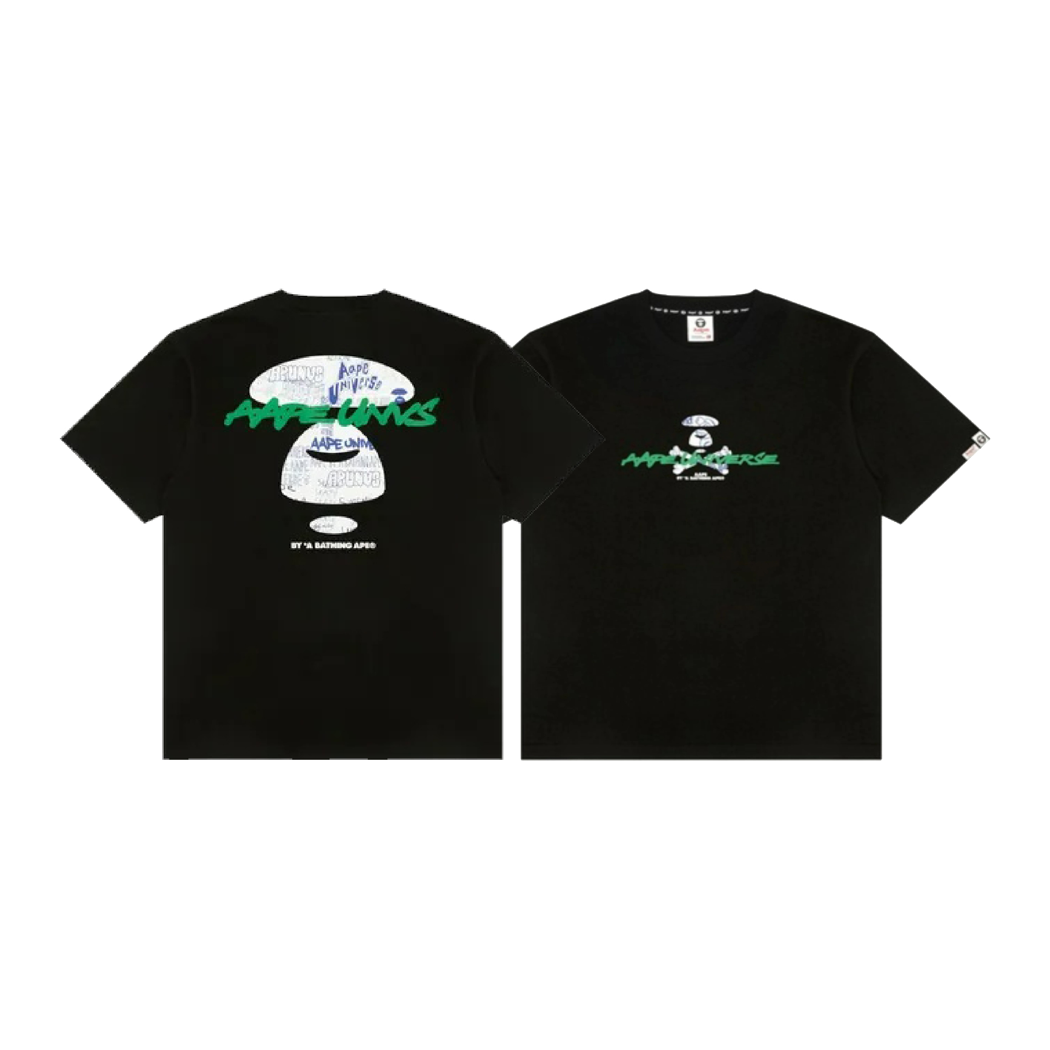 A Bathing Ape SS26 Universe Black Cotton Tee-01