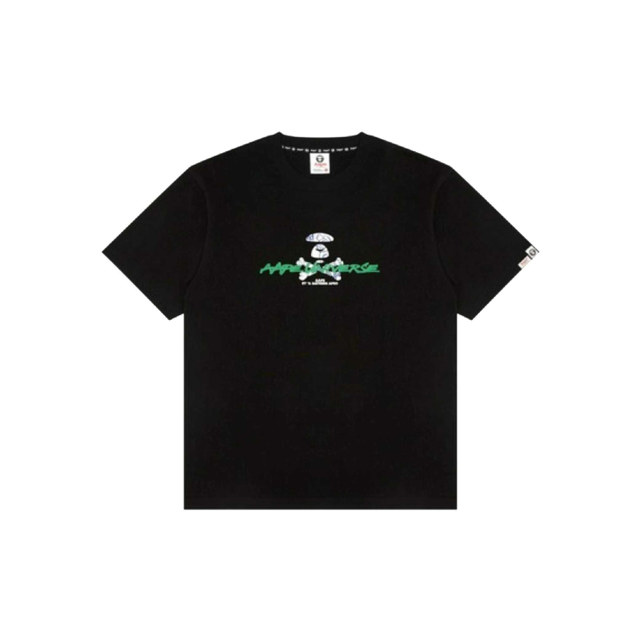 A Bathing Ape SS26 Universe Black Cotton Tee-02