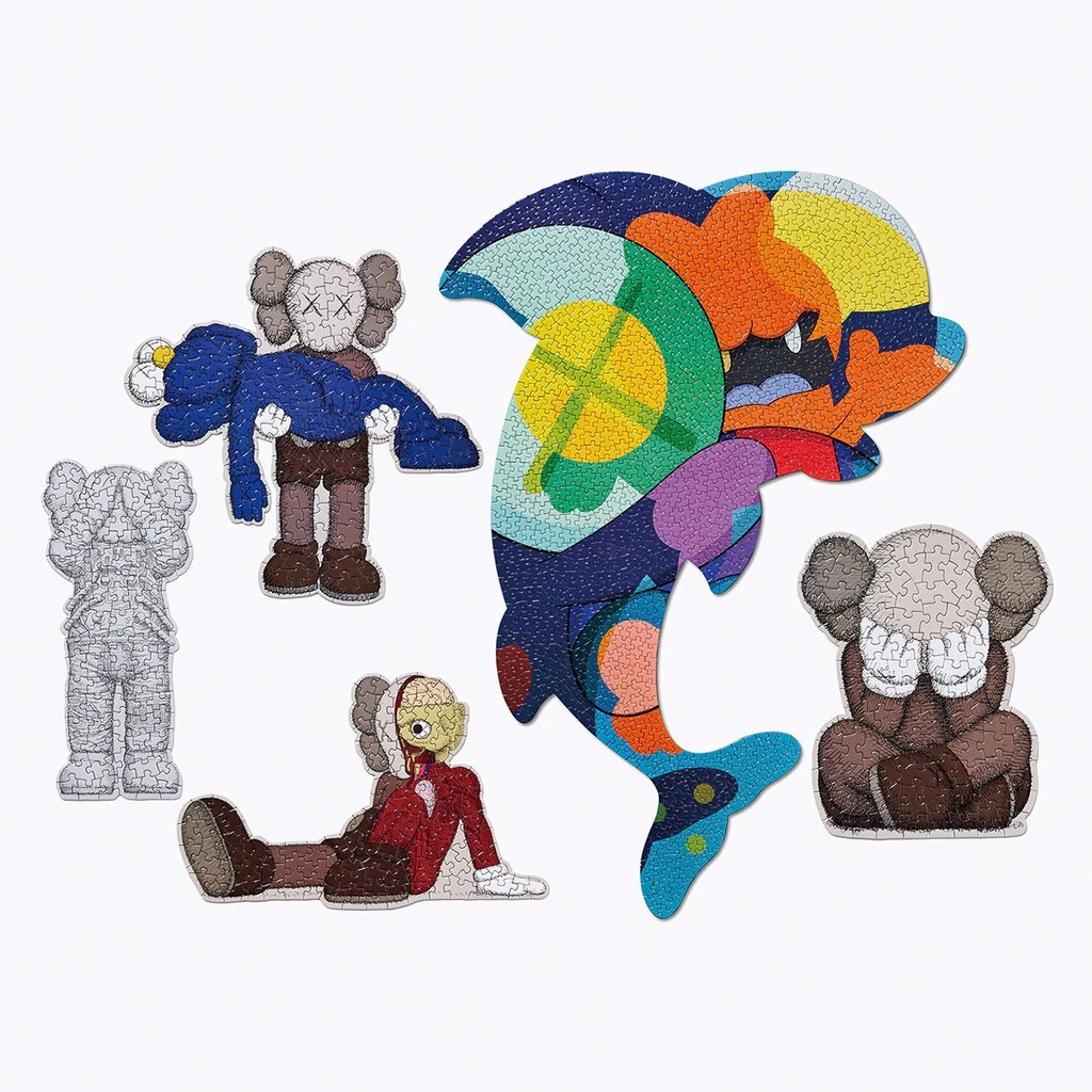 KAWS Tokyo First Jigsaw Puzzle Set of 5 (Limited Edition)