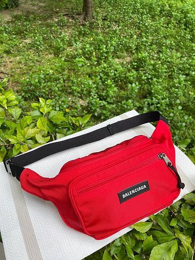 balenciaga belt bag in red 1