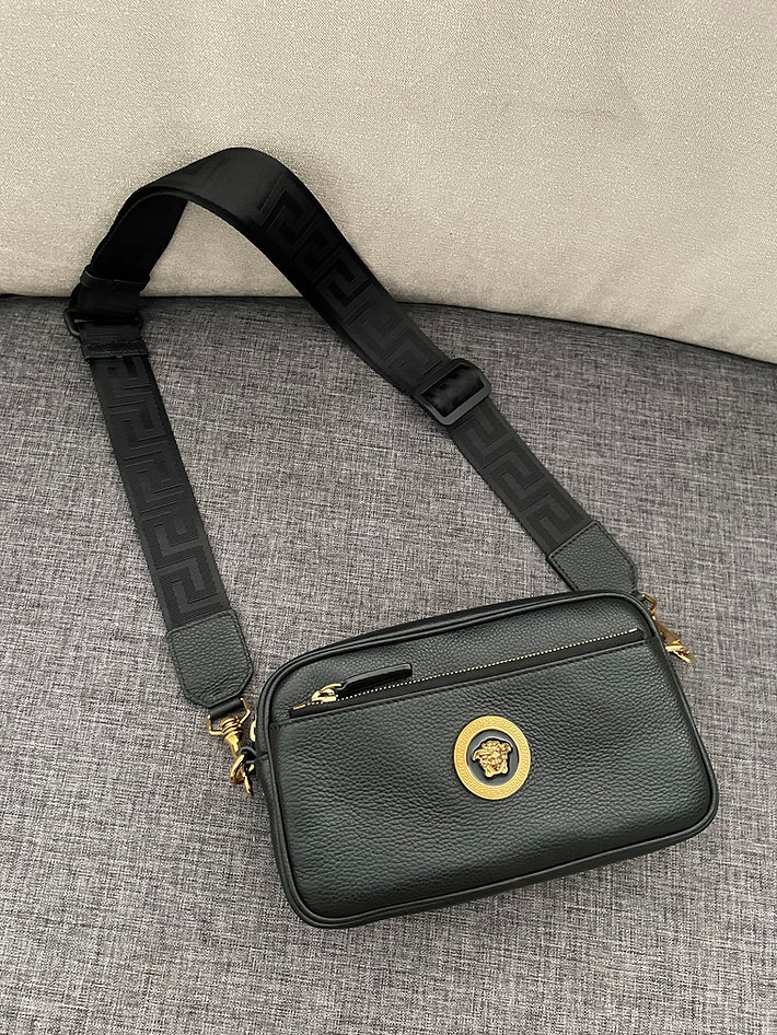 Versace Medusa Leather Crossbody and Belt Bag 2