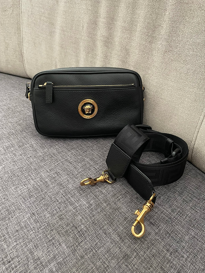 Versace Medusa Leather Crossbody and Belt Bag 5