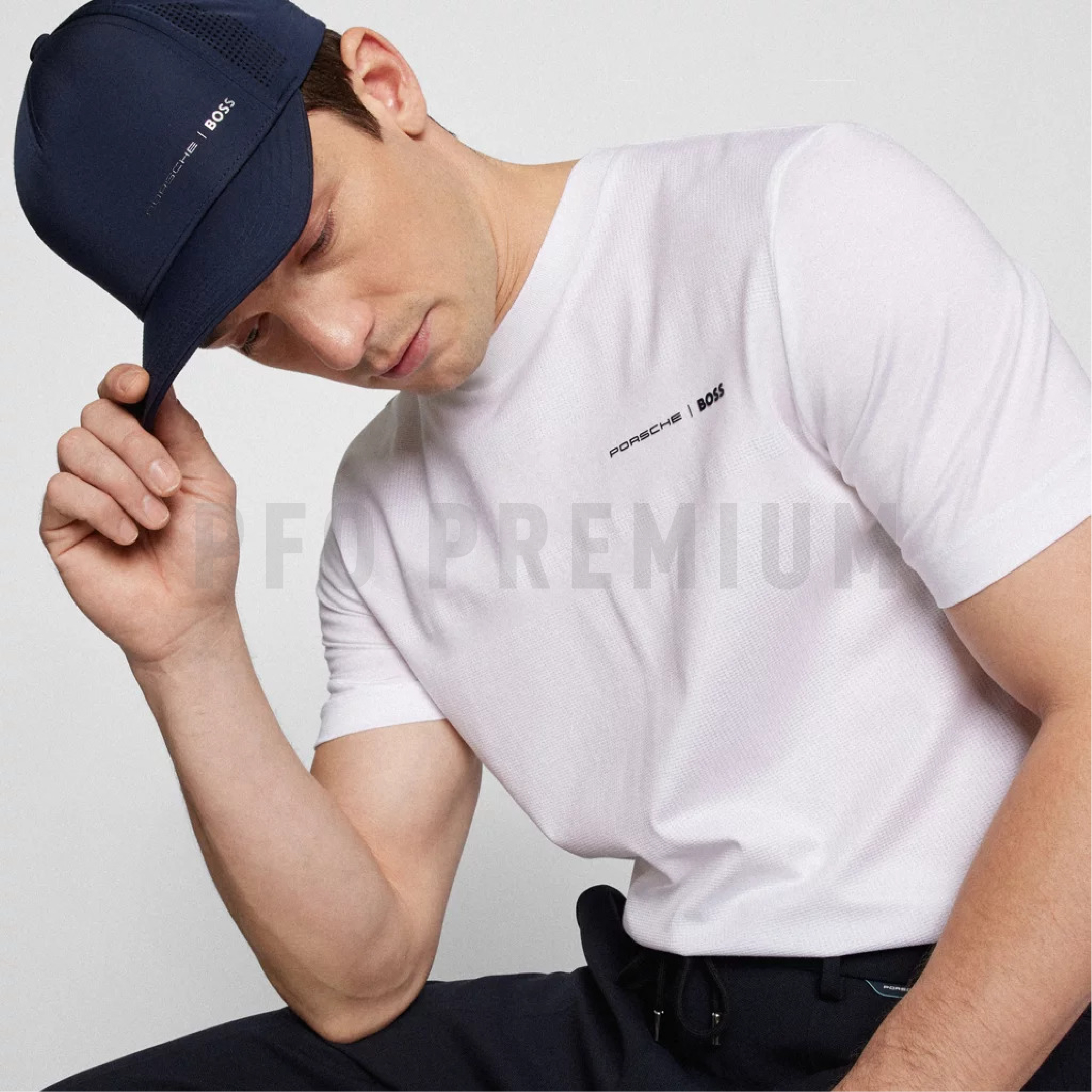 BOSS Porsche X BOSS Water-repellent Cap With Exclusive Logo And Interior  Sweatband, Mens Boss Hat