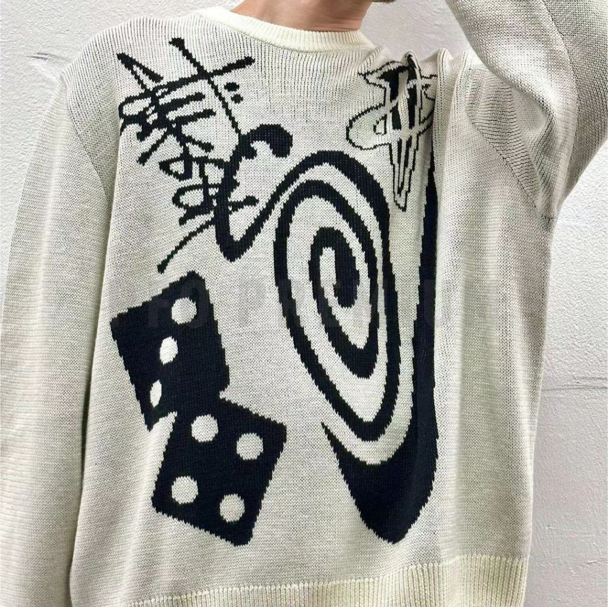 Nike x Stussy Icon Knit Beige Sweater