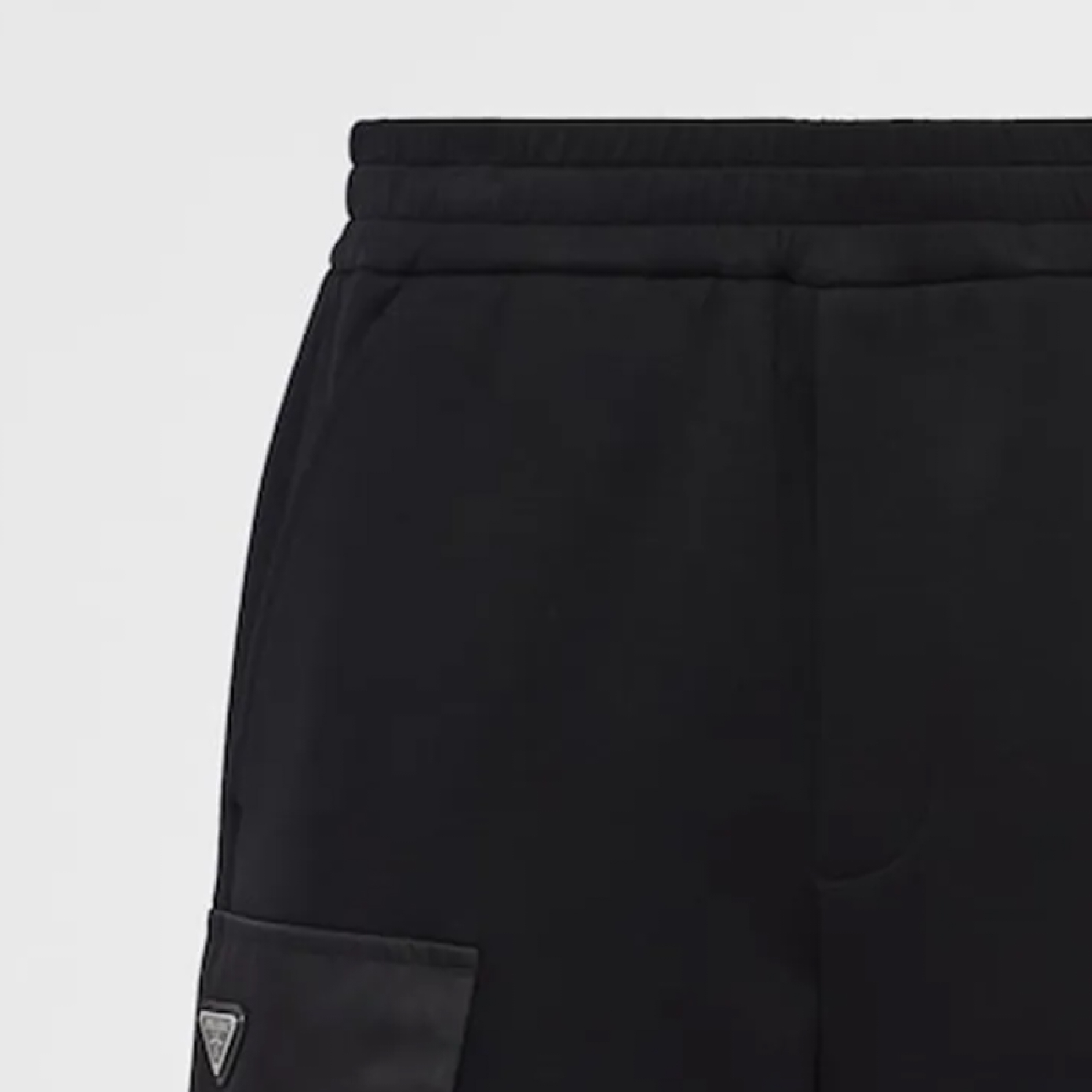 Prada Black Shorts-02