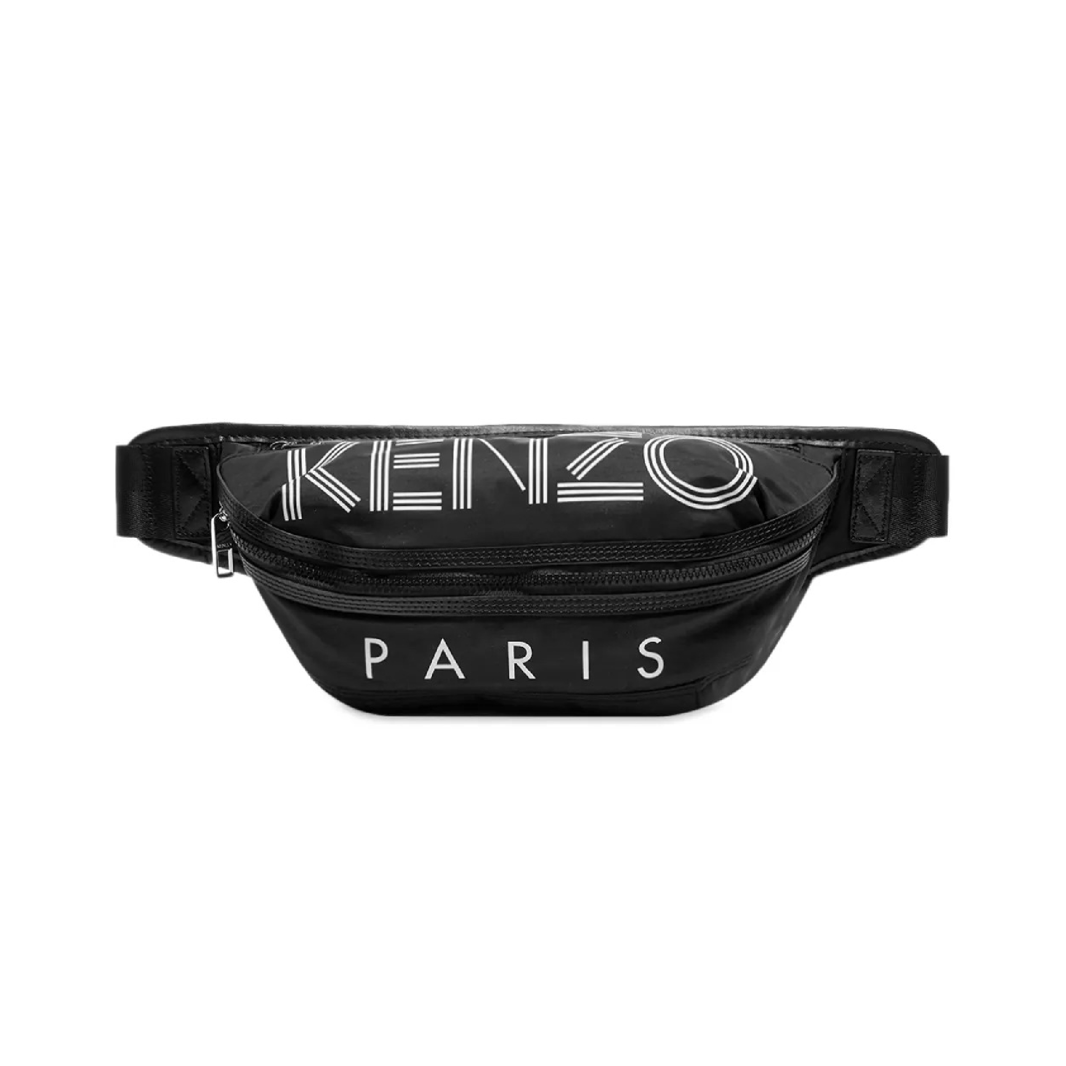 Kenzo Paris Sport Logo Waist Bag Black-01