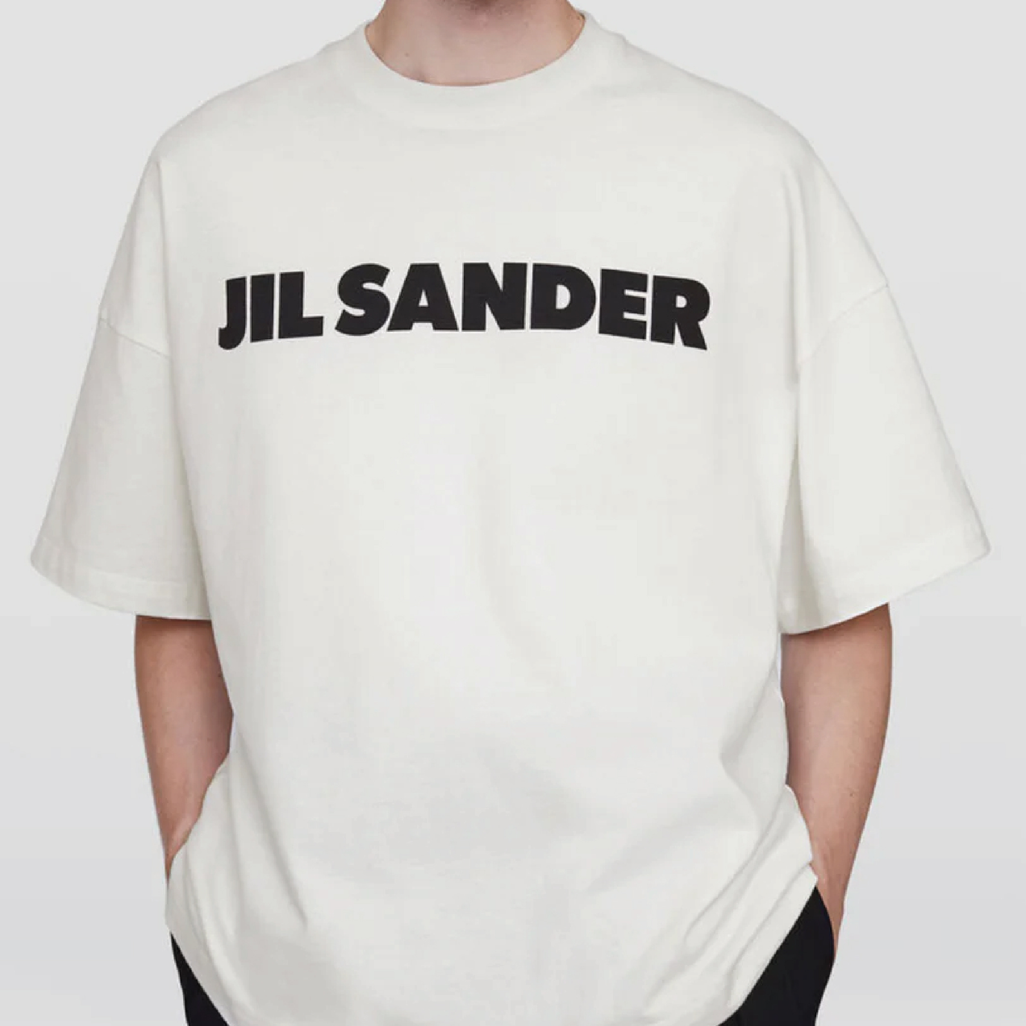 JIL SANDER Logo Printed T-Shirt-04