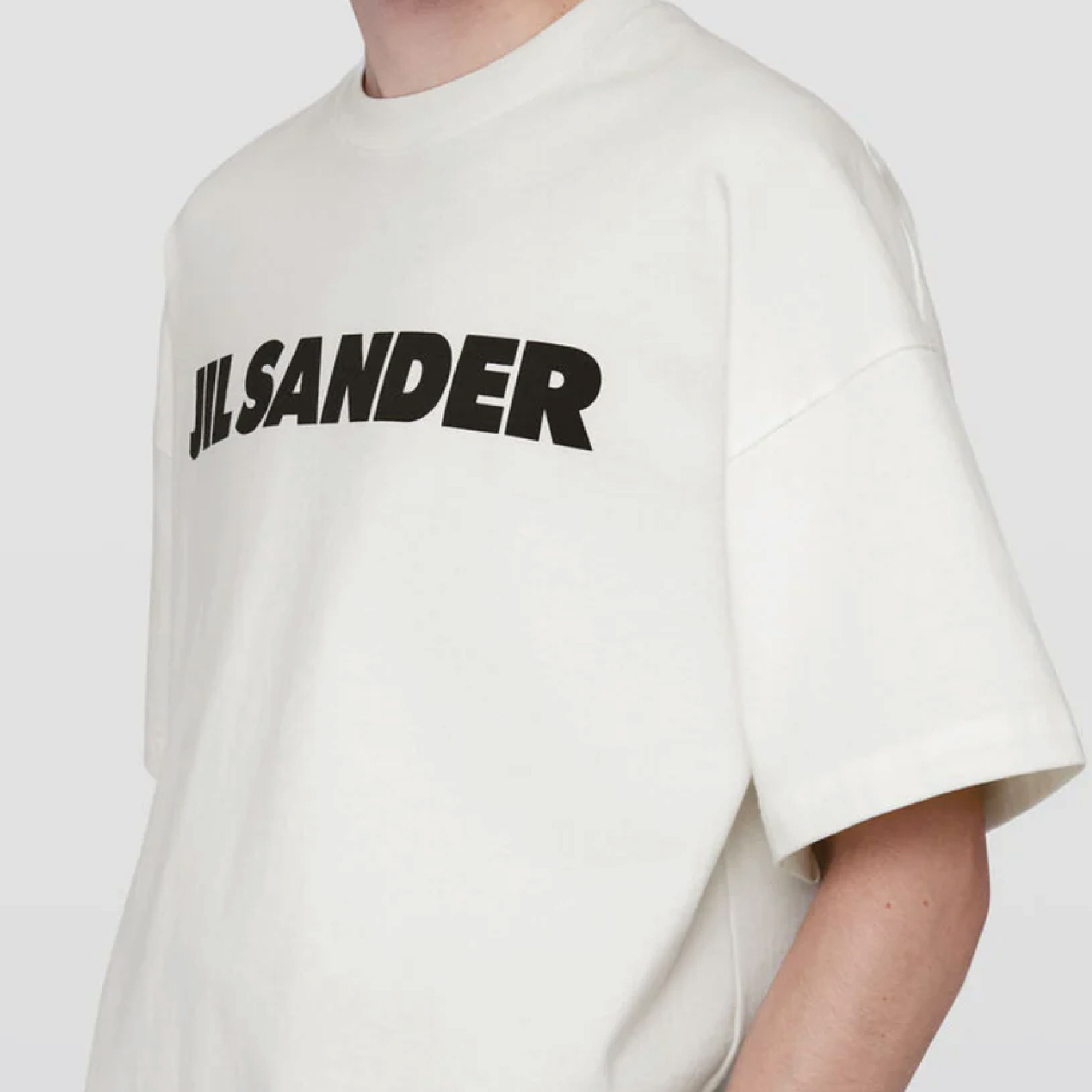 JIL SANDER Logo Printed T-Shirt-05