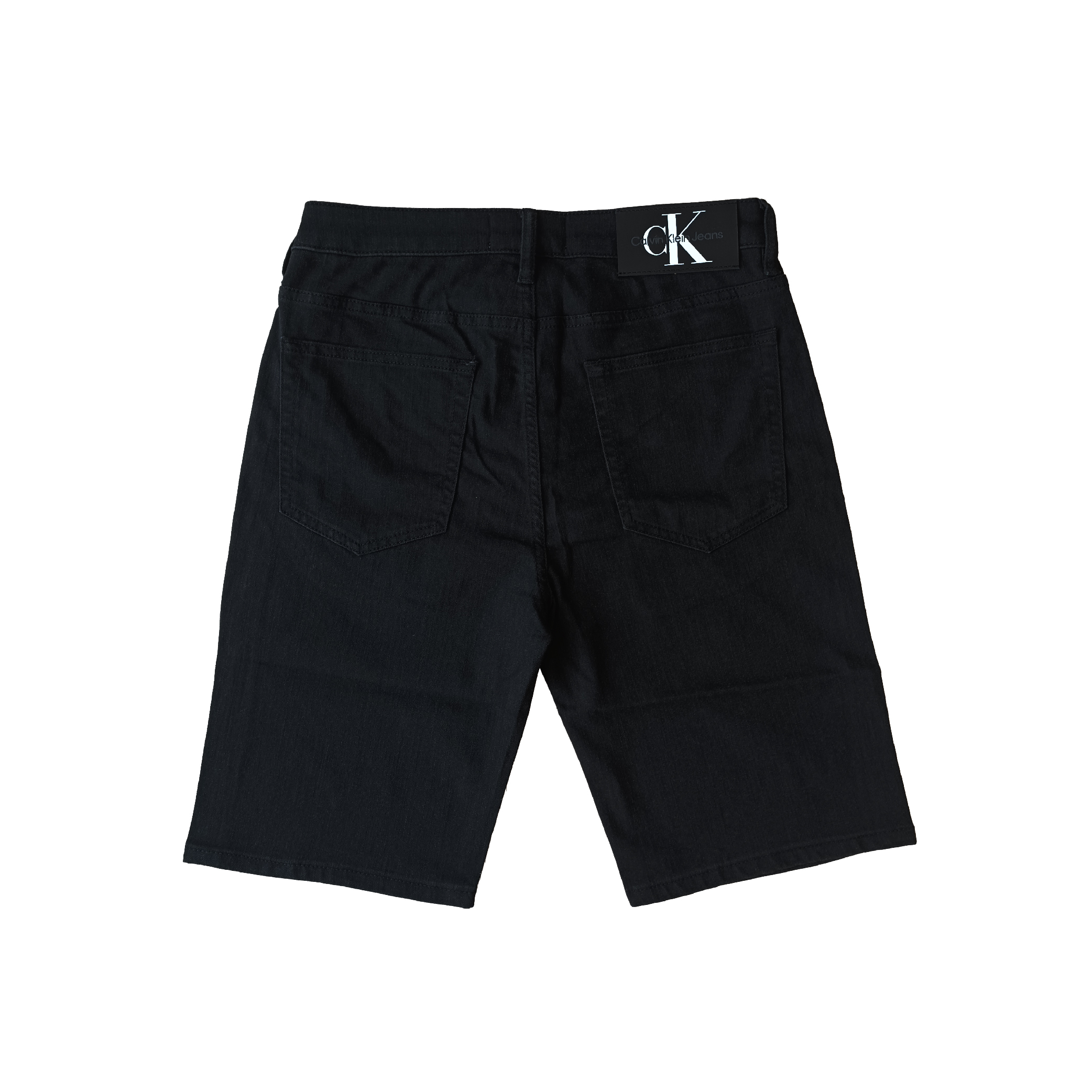 Calvin Klein Black Denim Shorts-02