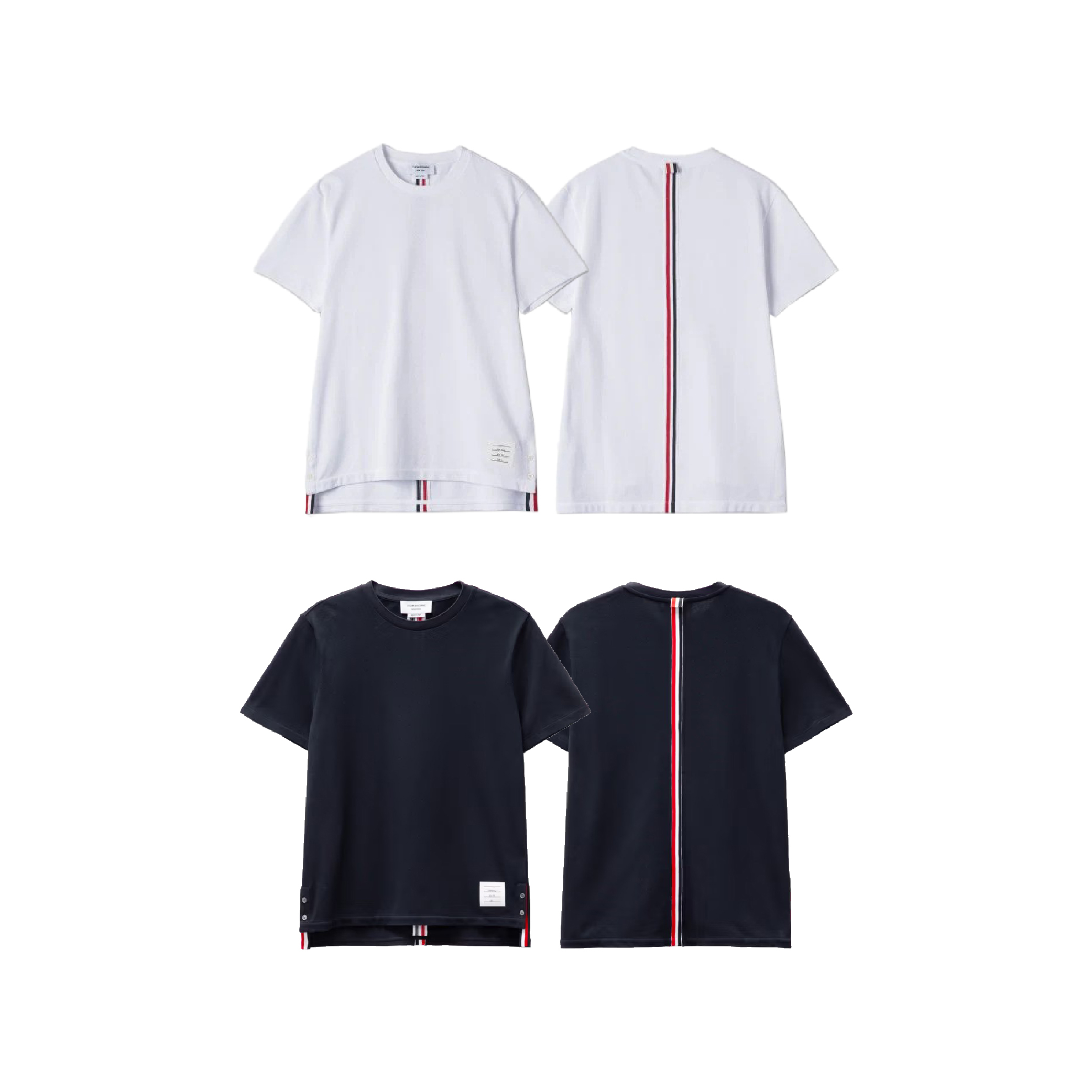 Thom Browne Center back stripe t-shirt-07