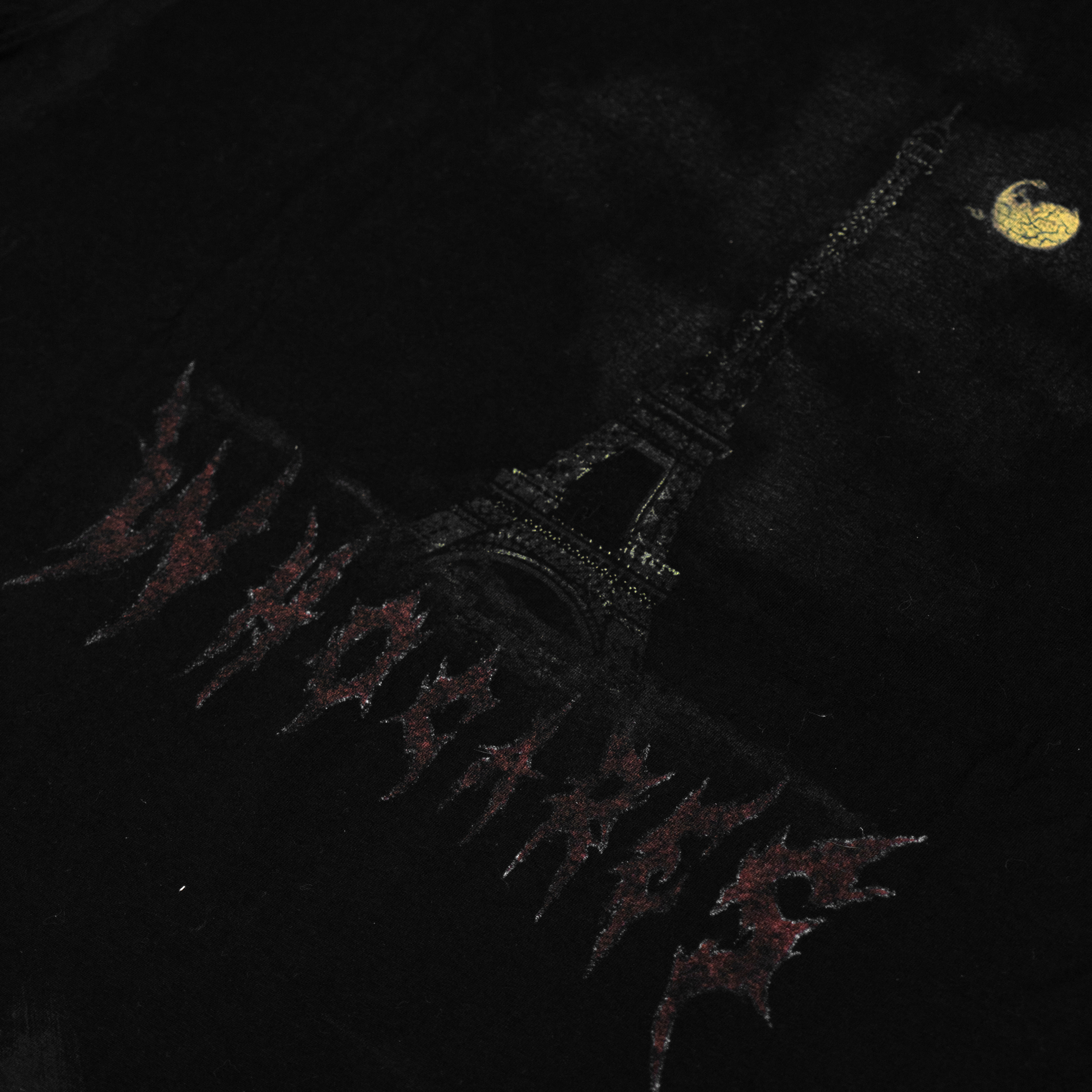 Whocares SS24 Capsule 02 Distressed Eiffel Tower Black Flat Lay (2)