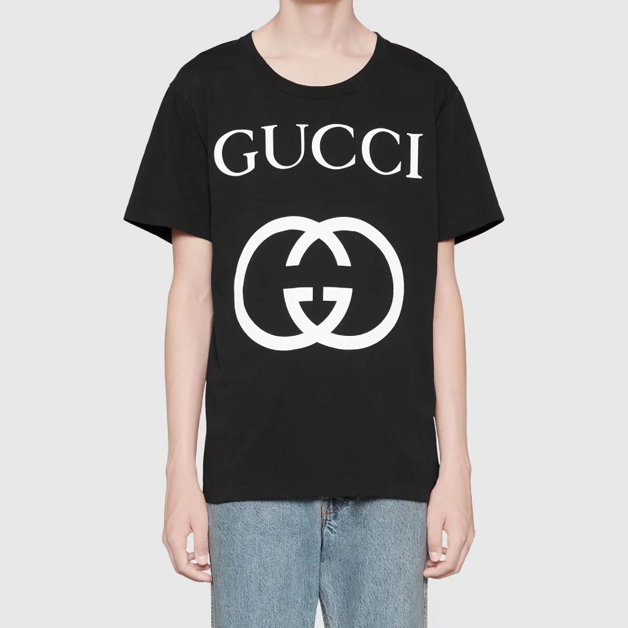 Gucci Oversize with Interlocking G T-shirt-04