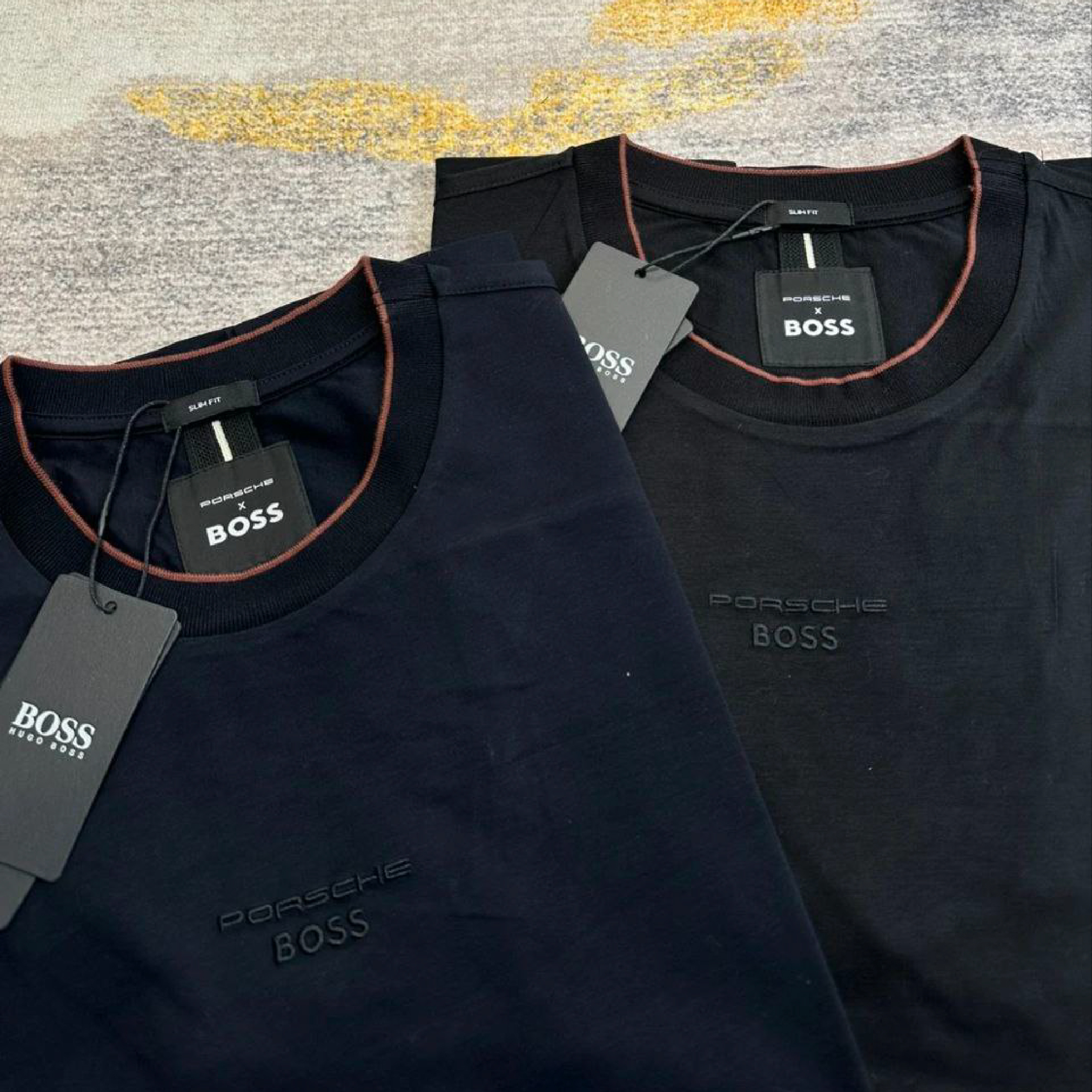 Hugo Boss x Porsche Mercerised Cotton Tee with Special Branding-05