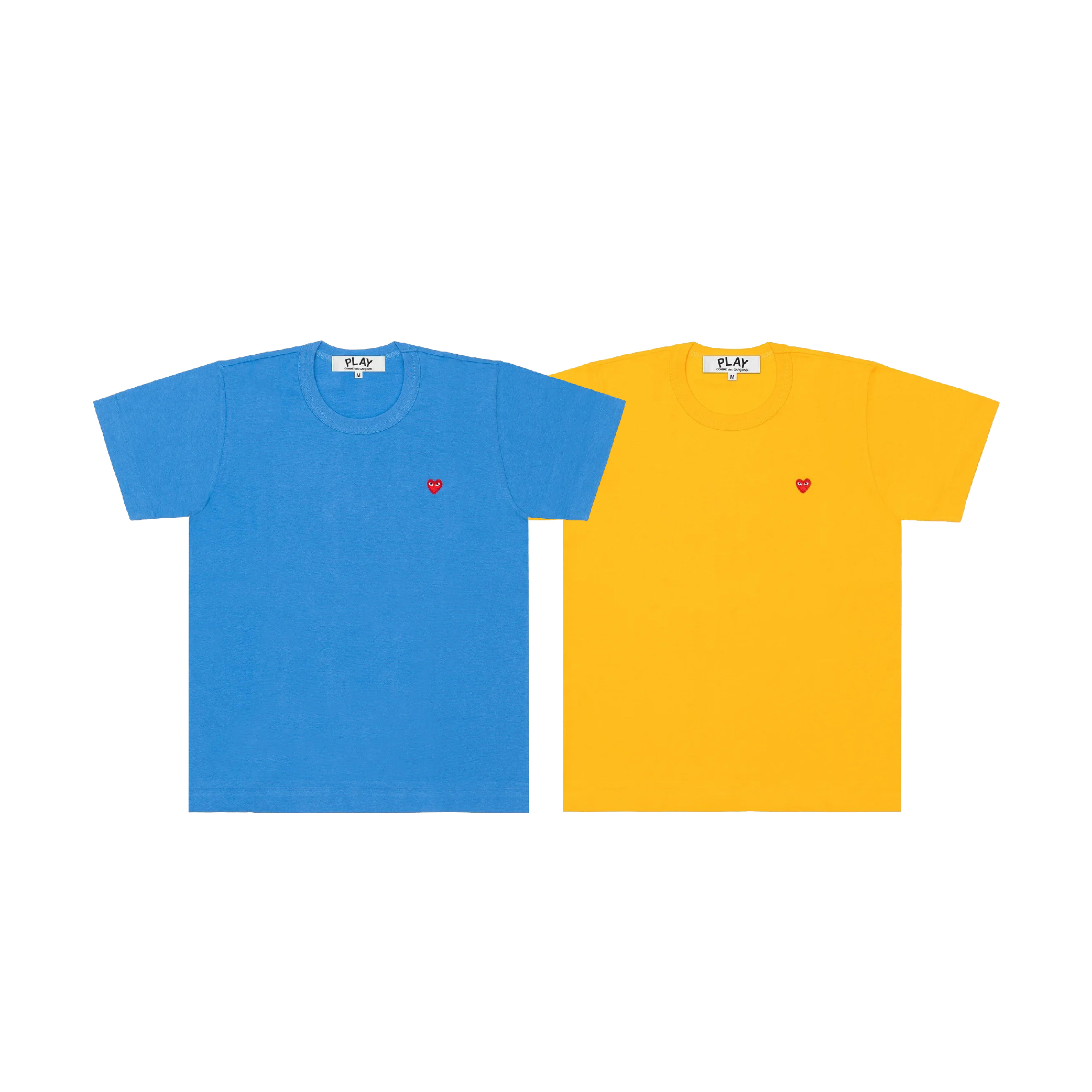 CDG Small Red Heart Tee Women-05