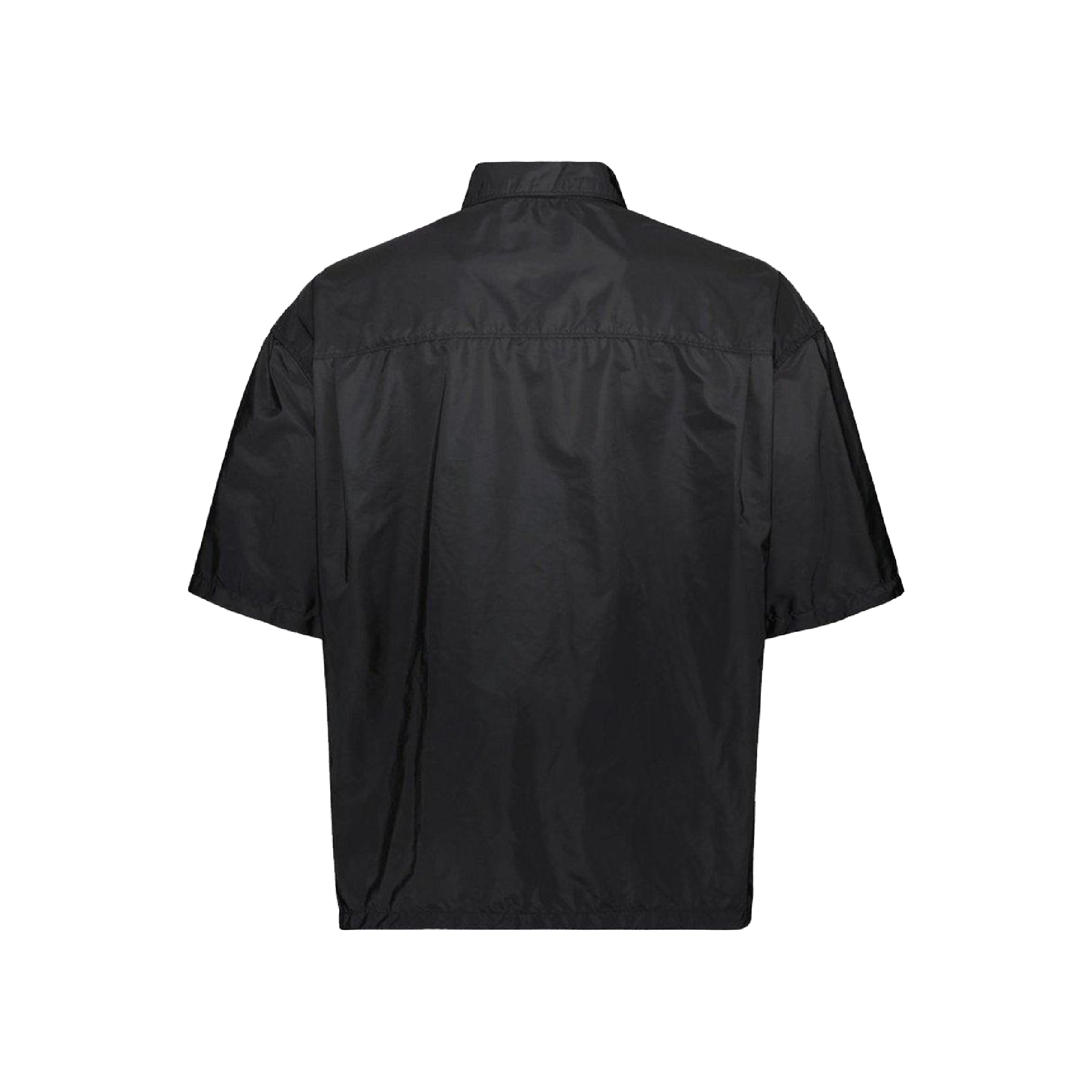 Prada SS25 Re-Nylon SS Zipped Collar Shirt-02