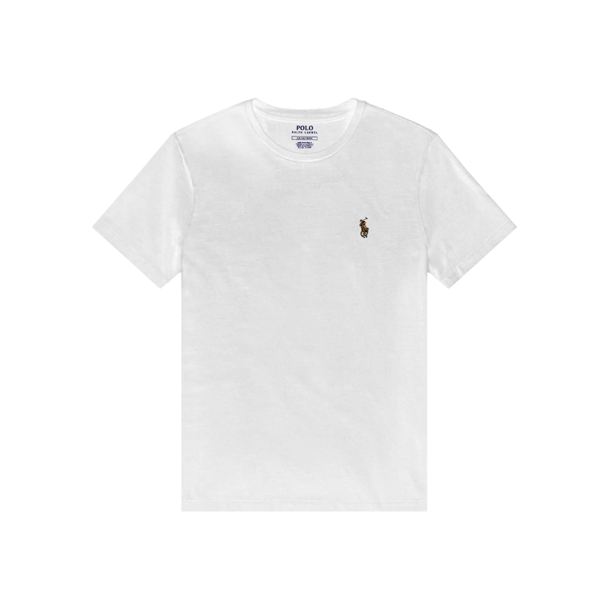Raph Lauren Custom Basic Cotton White Tee 2-01