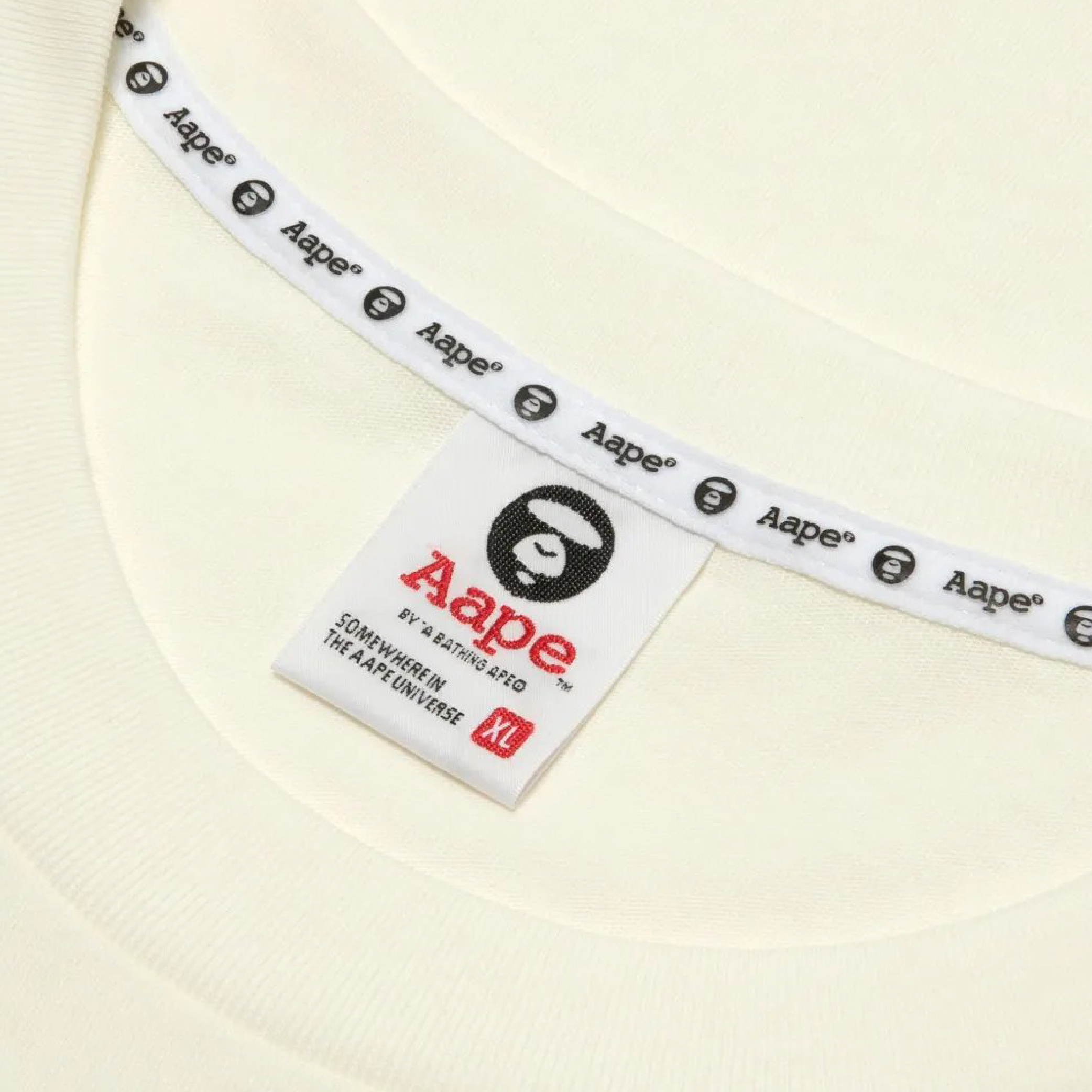 AAPE BY A BATHING APE LOGO-PRINT T-SHIRT-08