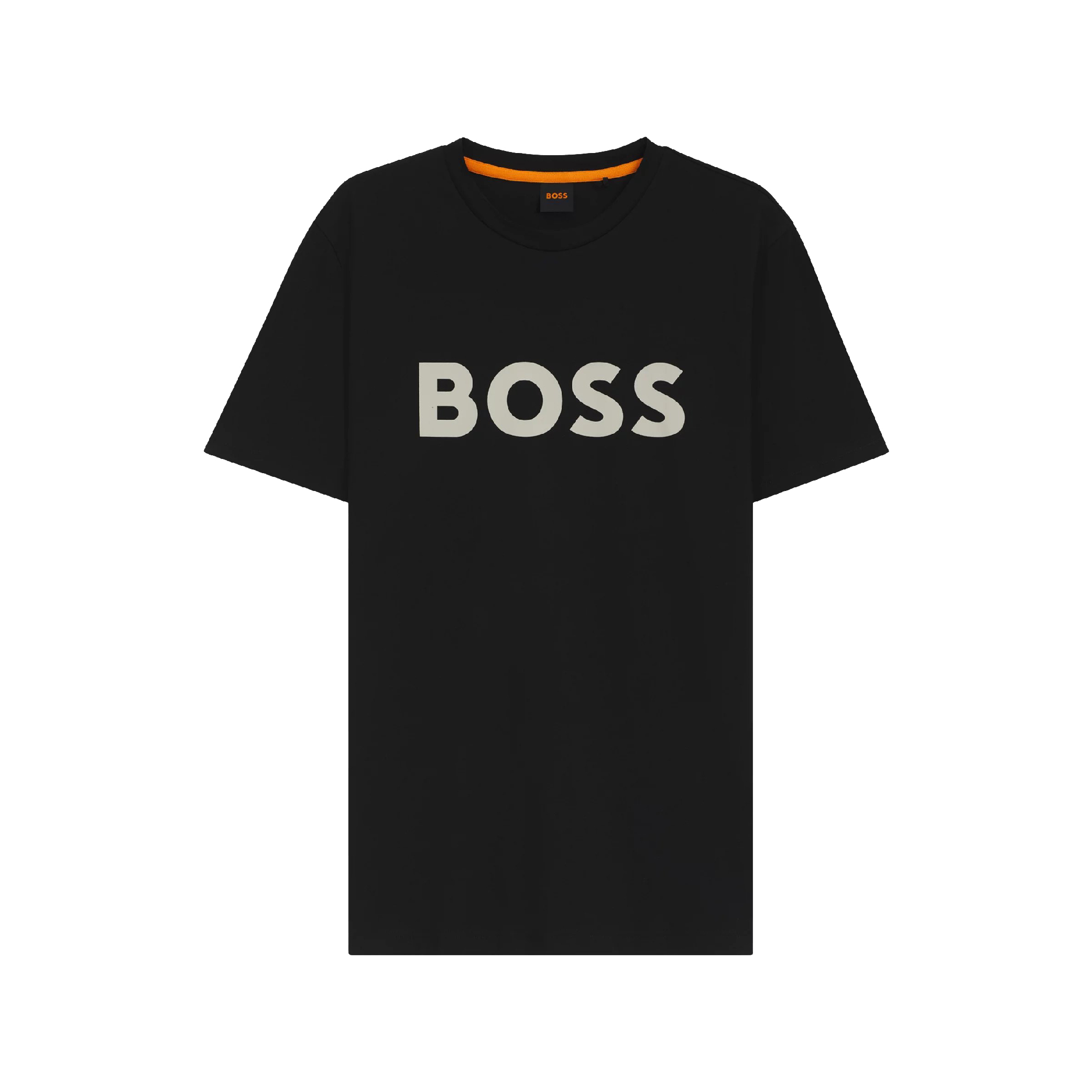 Hugo boss Cotton-jersey T-shirt with rubber-print logo-01
