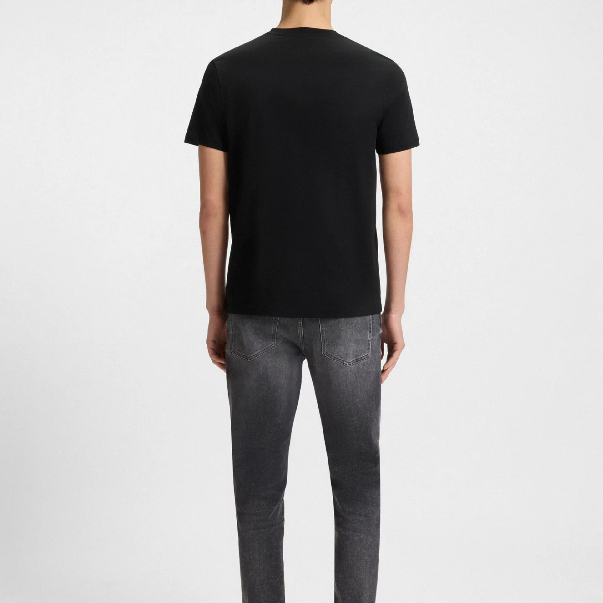 Hugo boss Cotton-jersey T-shirt with rubber-print logo-06