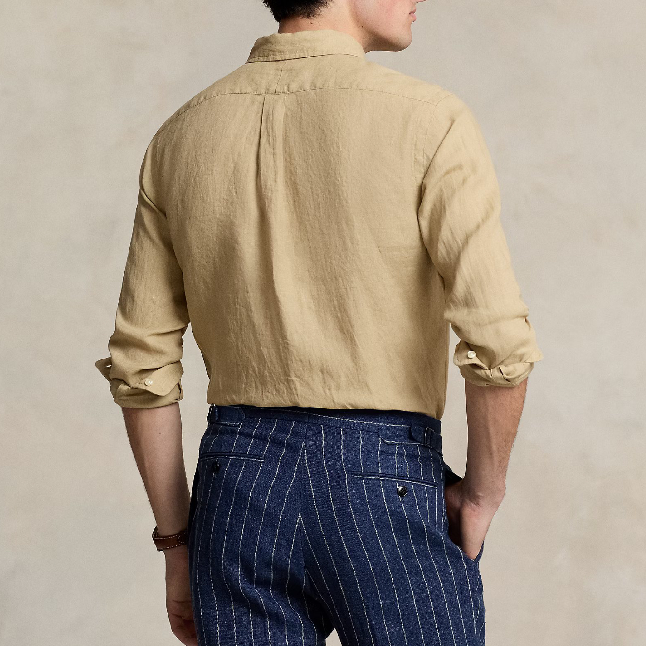 Raph Lauren Classic Fit Linen Shirt-06
