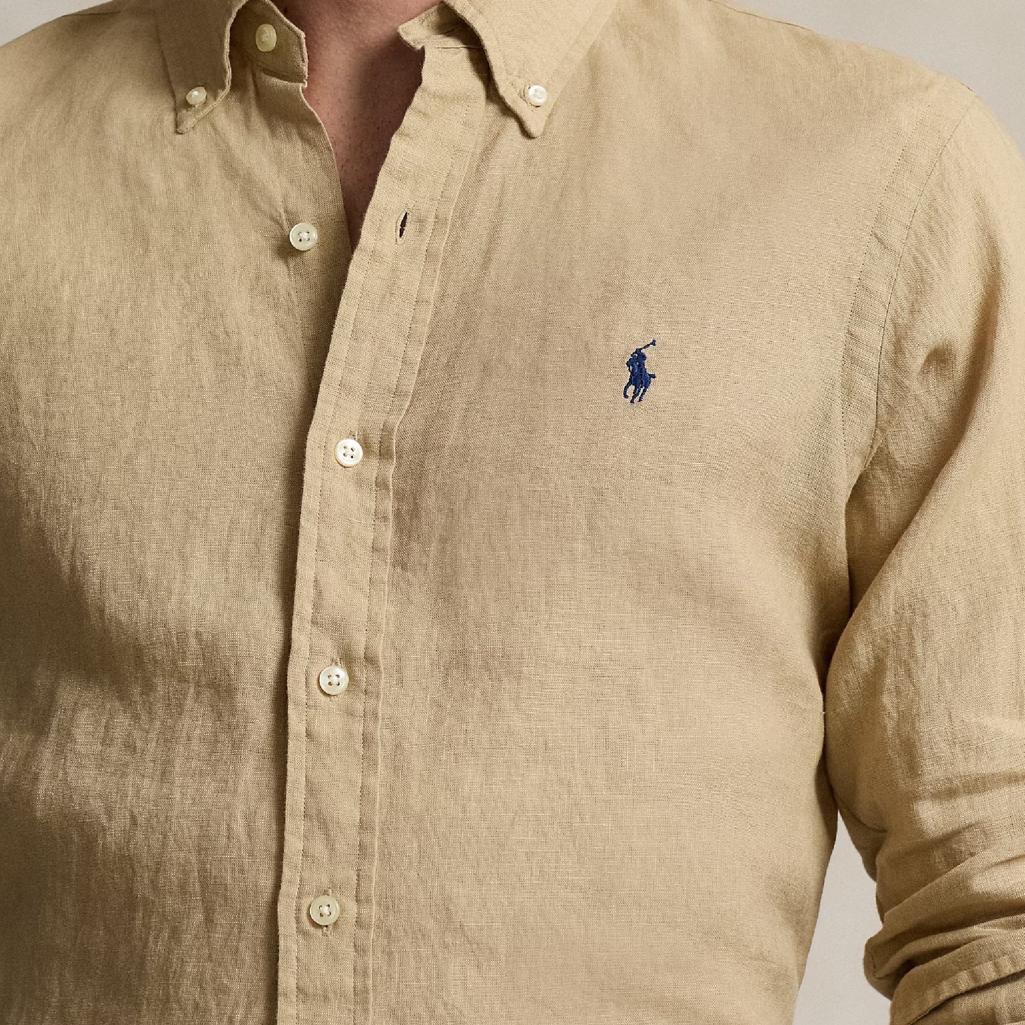 Raph Lauren Classic Fit Linen Shirt-04