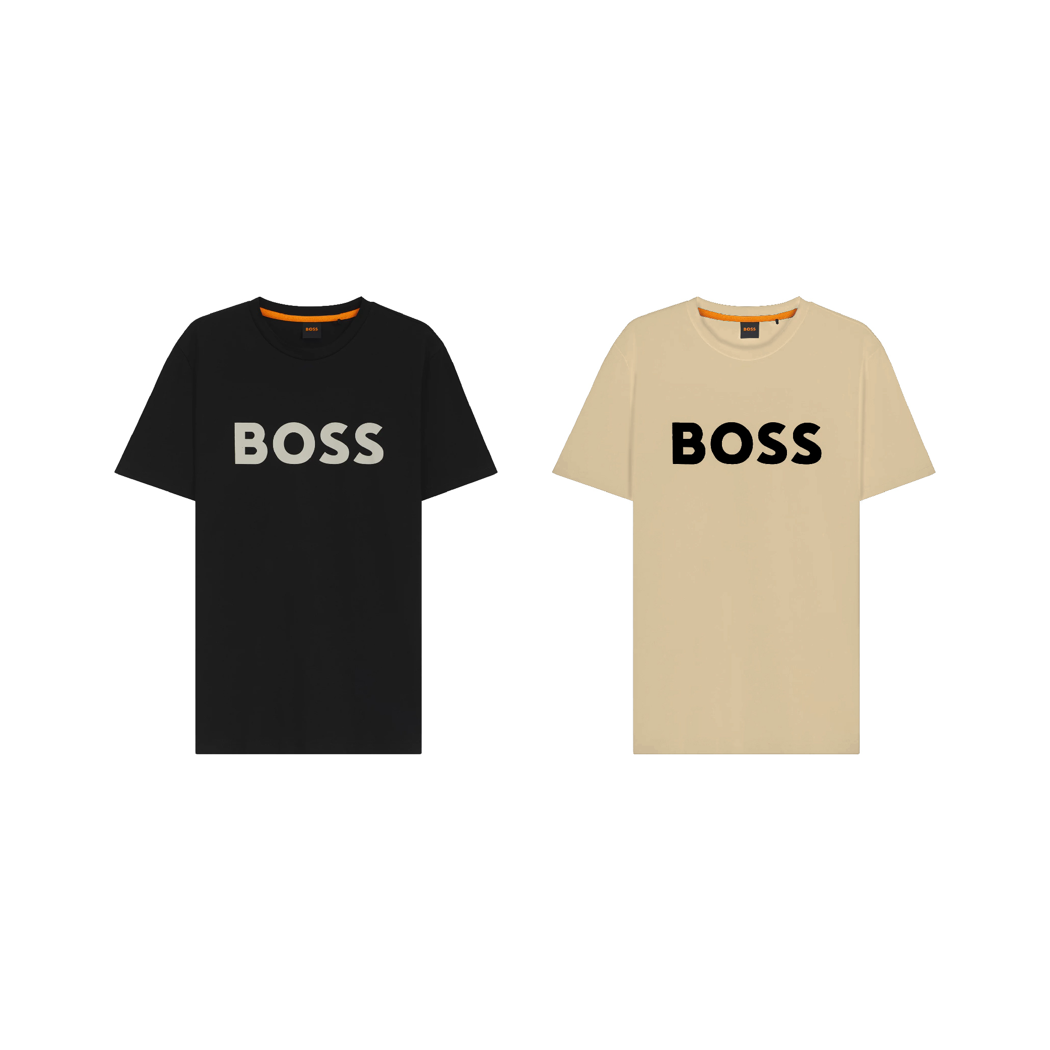 Hugo boss Cotton-jersey T-shirt with rubber-print logo-03