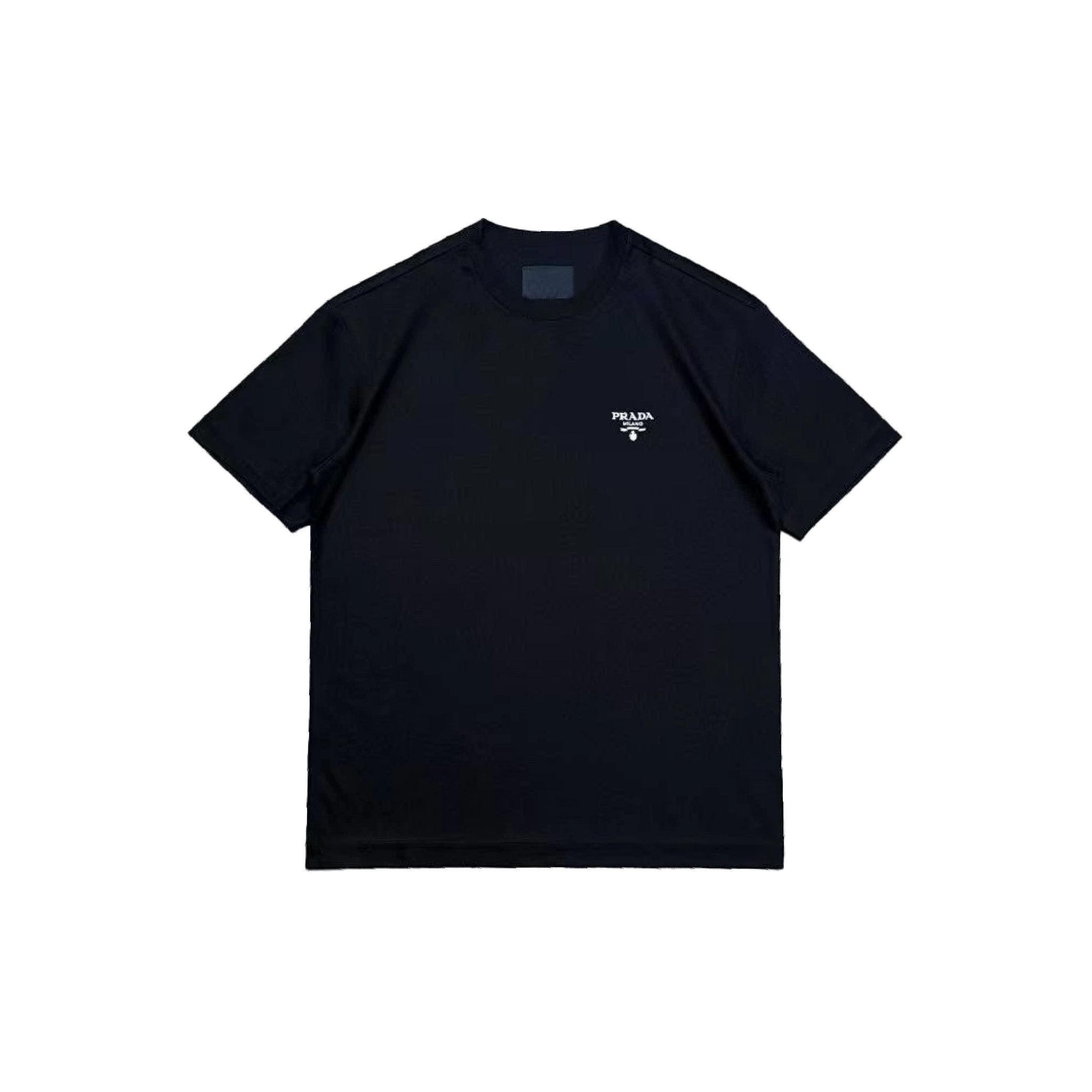 Prada embroidered logo pima cotton tee-01