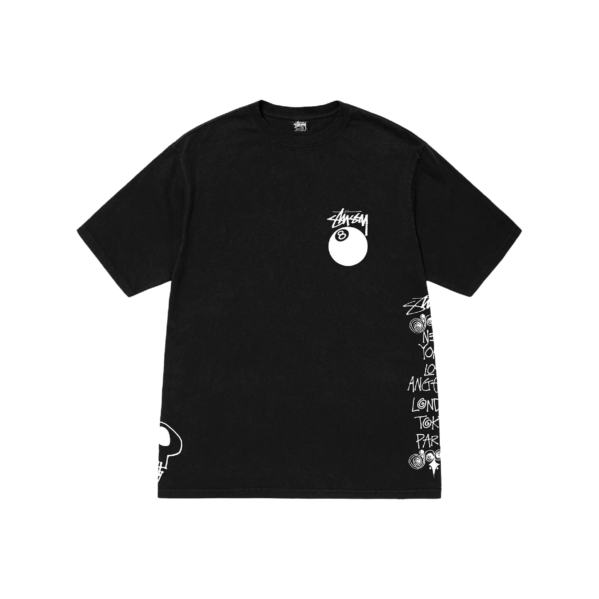 Stussy Test Strike Pigment Dyed Tee (Black)-02