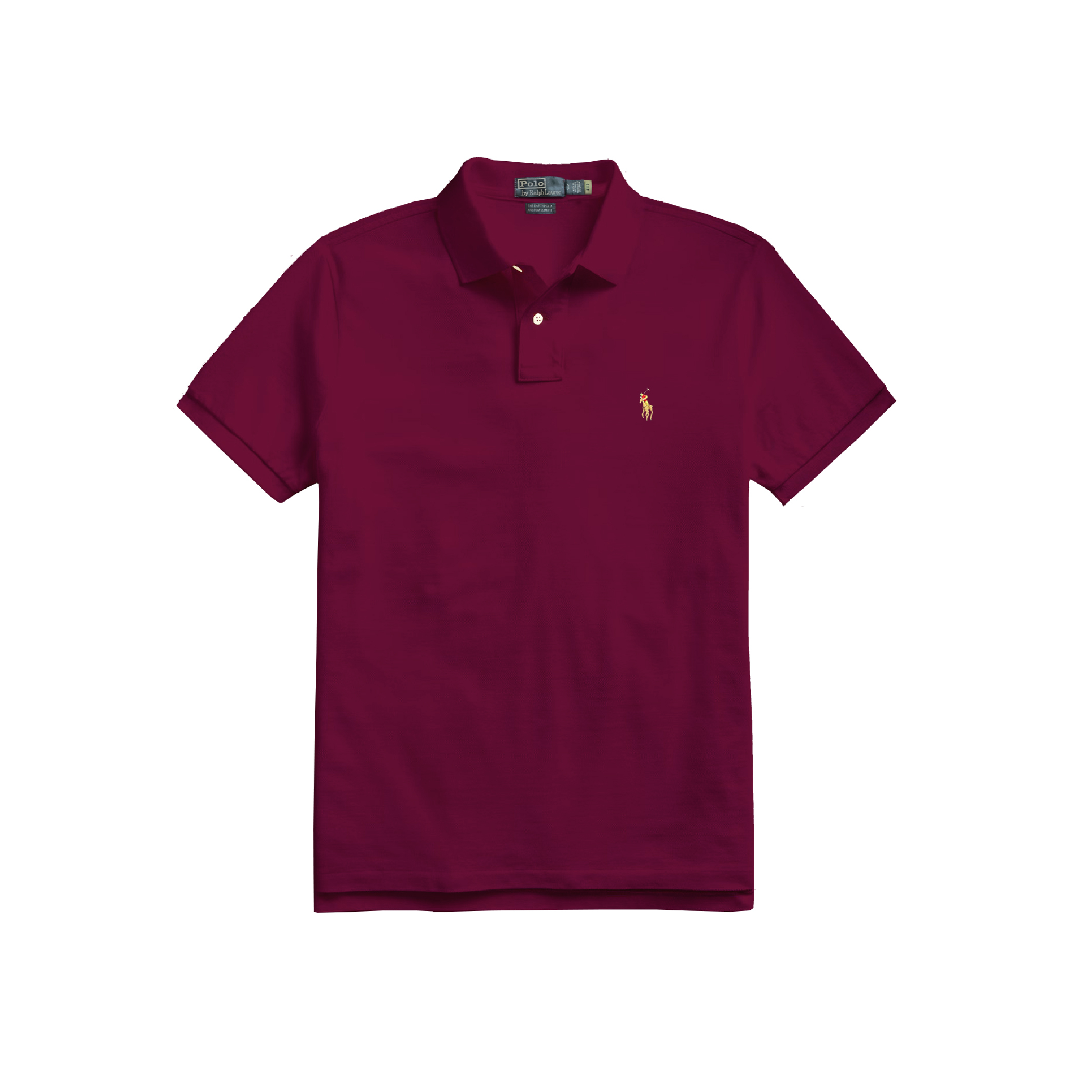 Raph Lauren Custom Slim Fit Mesh Polo Shirt 3-03