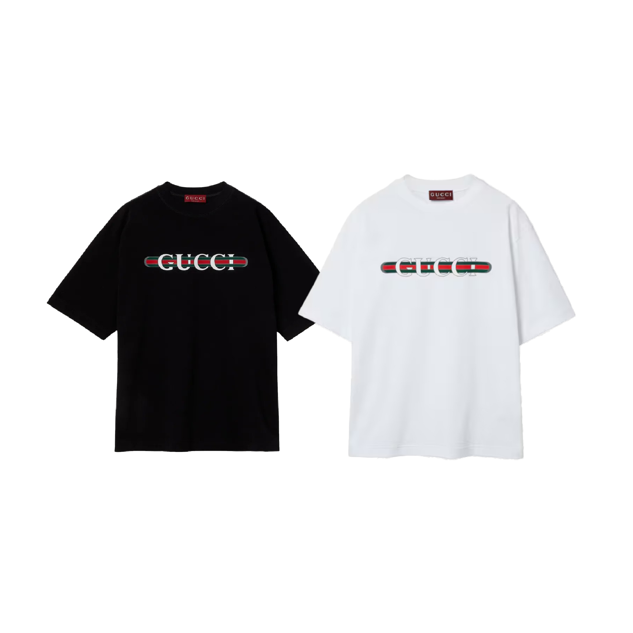 Gucci Logo Print Cotton Tee-03