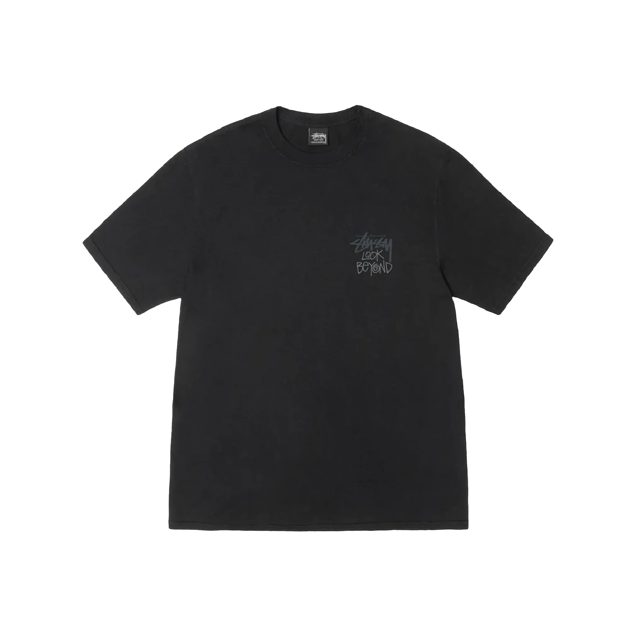 Stüssy Look Beyond Pigment Dyed Tee Natural (SS25)-02