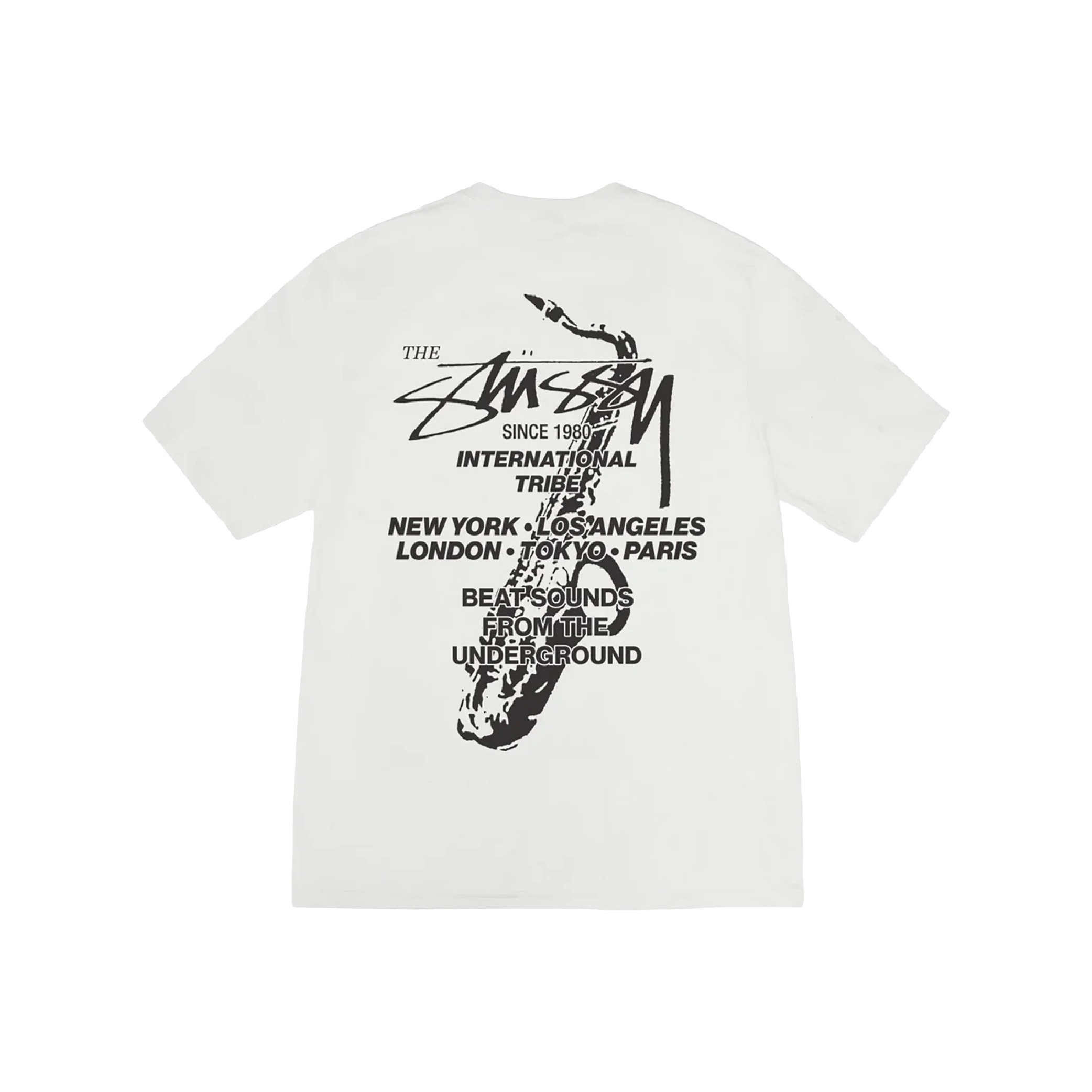 Stüssy Beat Sounds Pigment Dyed Tee Black (FW24)-06