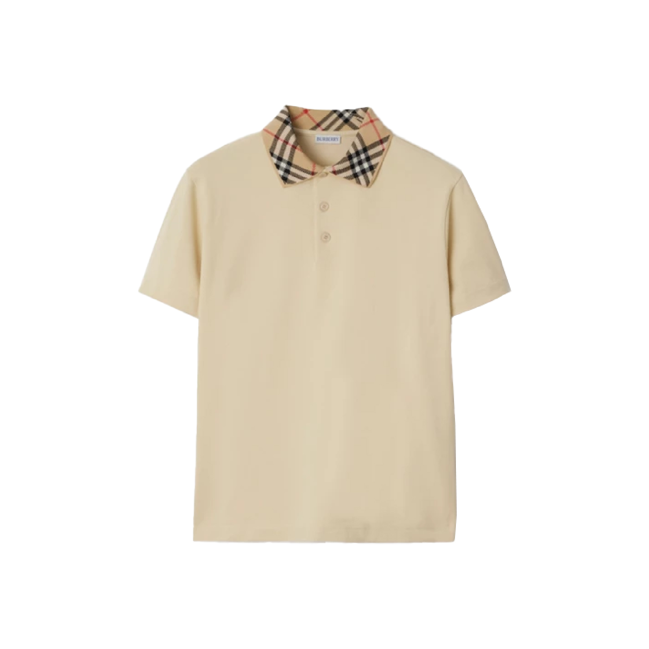 Burberry special check collar polo shirt-01