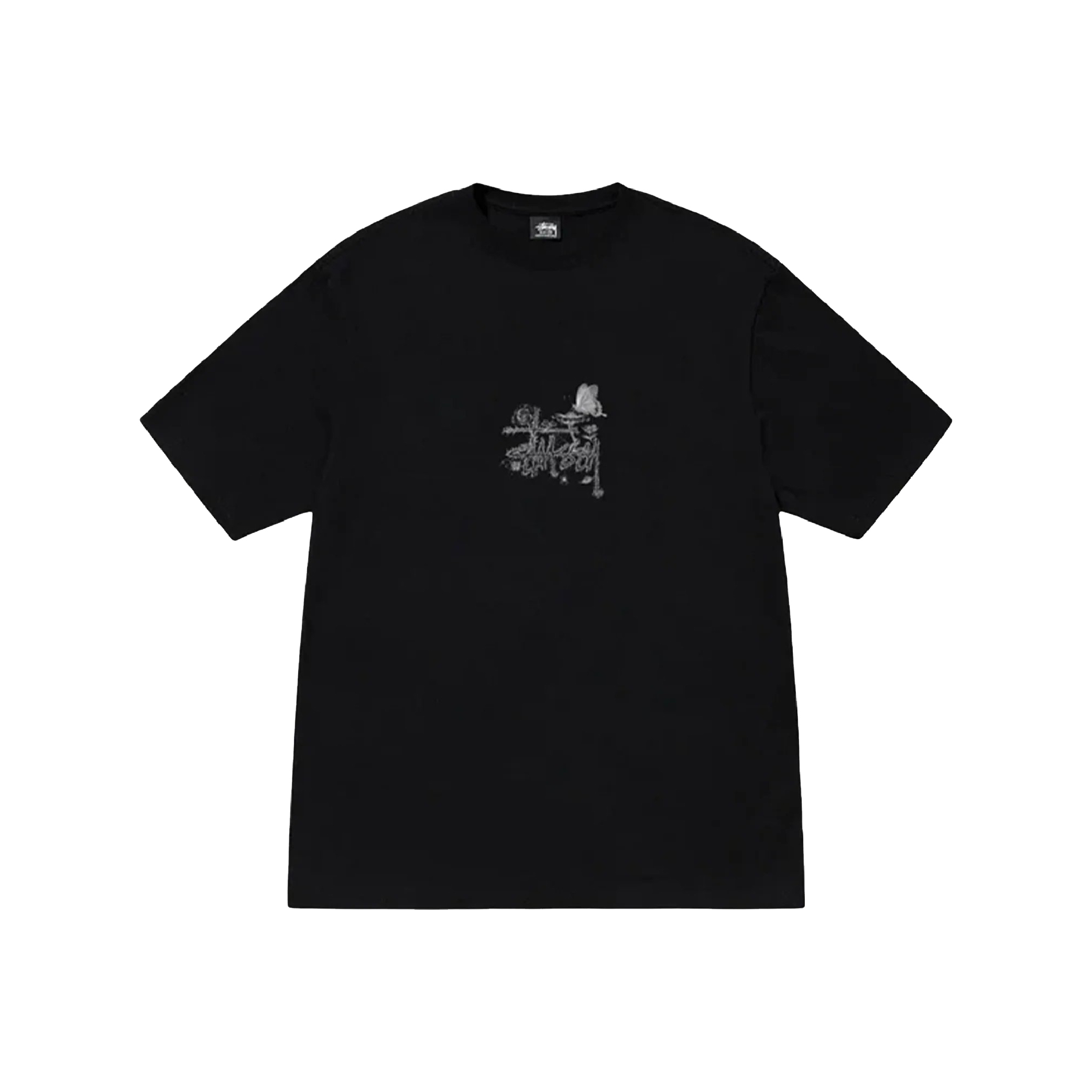 Stüssy In Bloom Tee Black-02