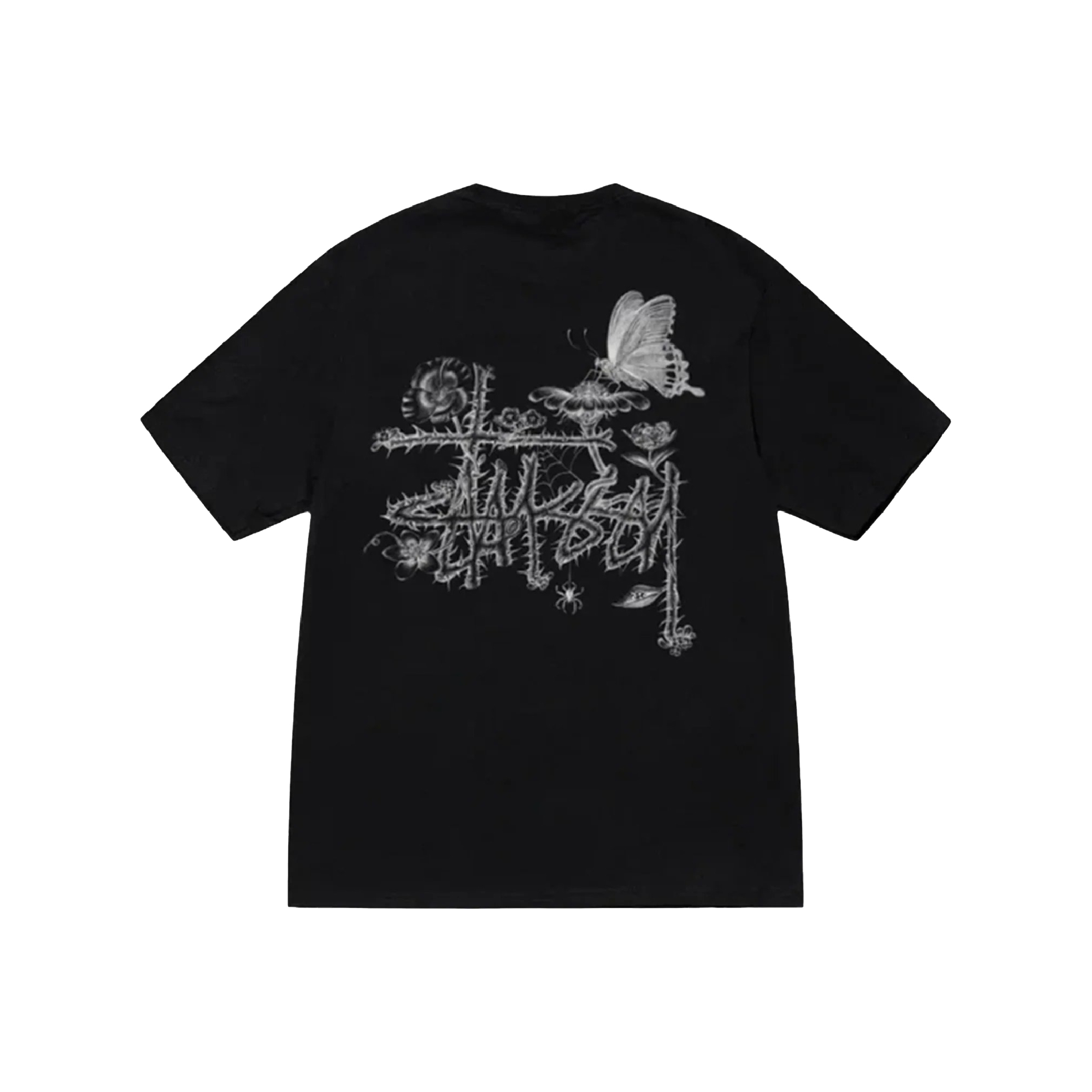 Stüssy In Bloom Tee Black-03