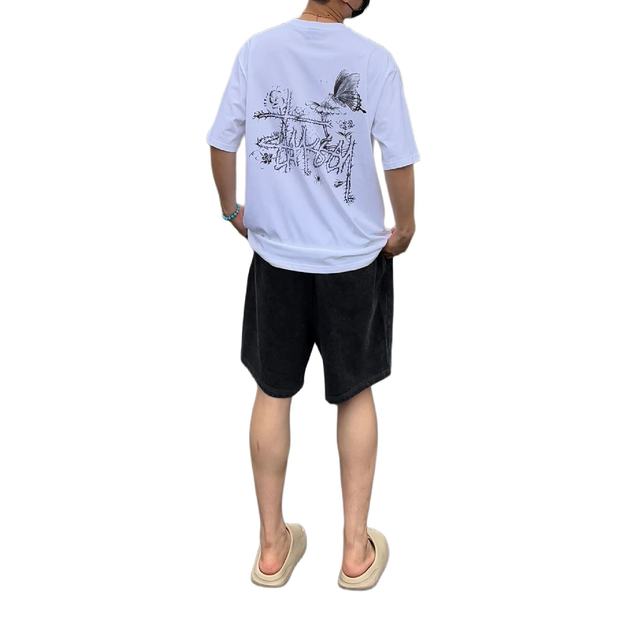 Stüssy In Bloom Tee Black-11