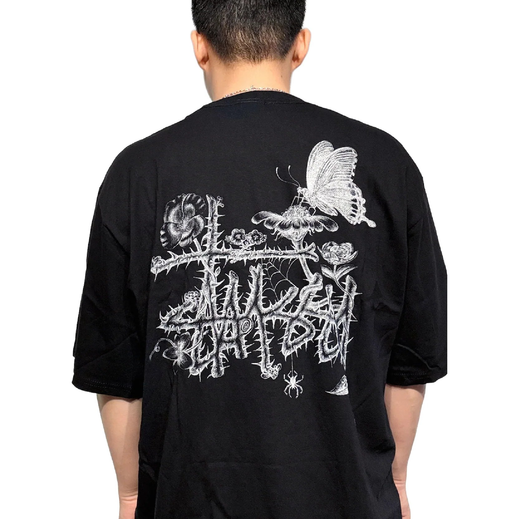 Stüssy In Bloom Tee Black-09