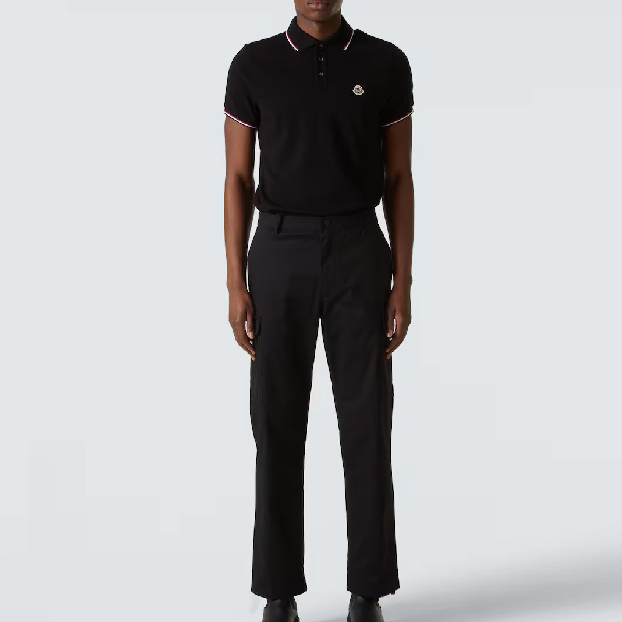 Moncler Logo cotton piqué polo shirt-07