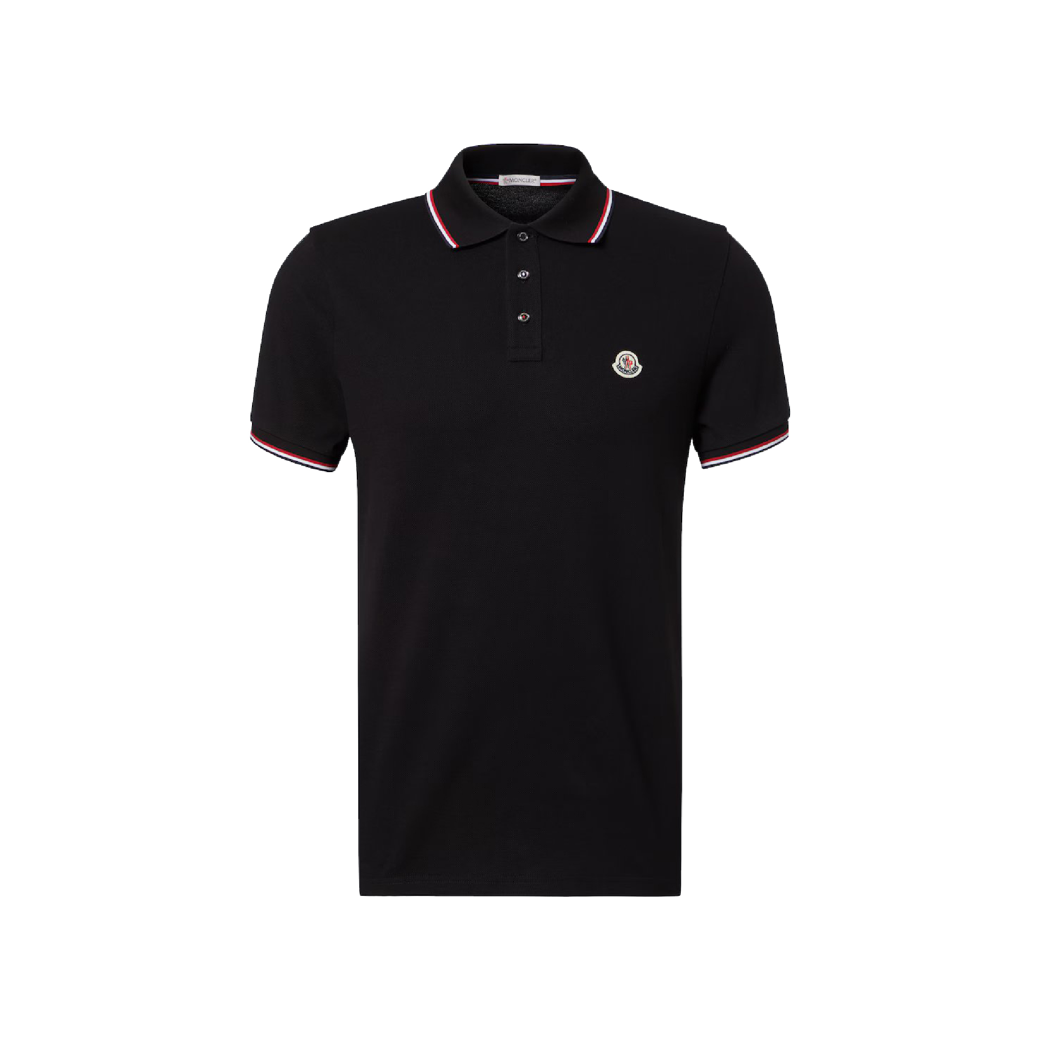 Moncler Logo cotton piqué polo shirt-01