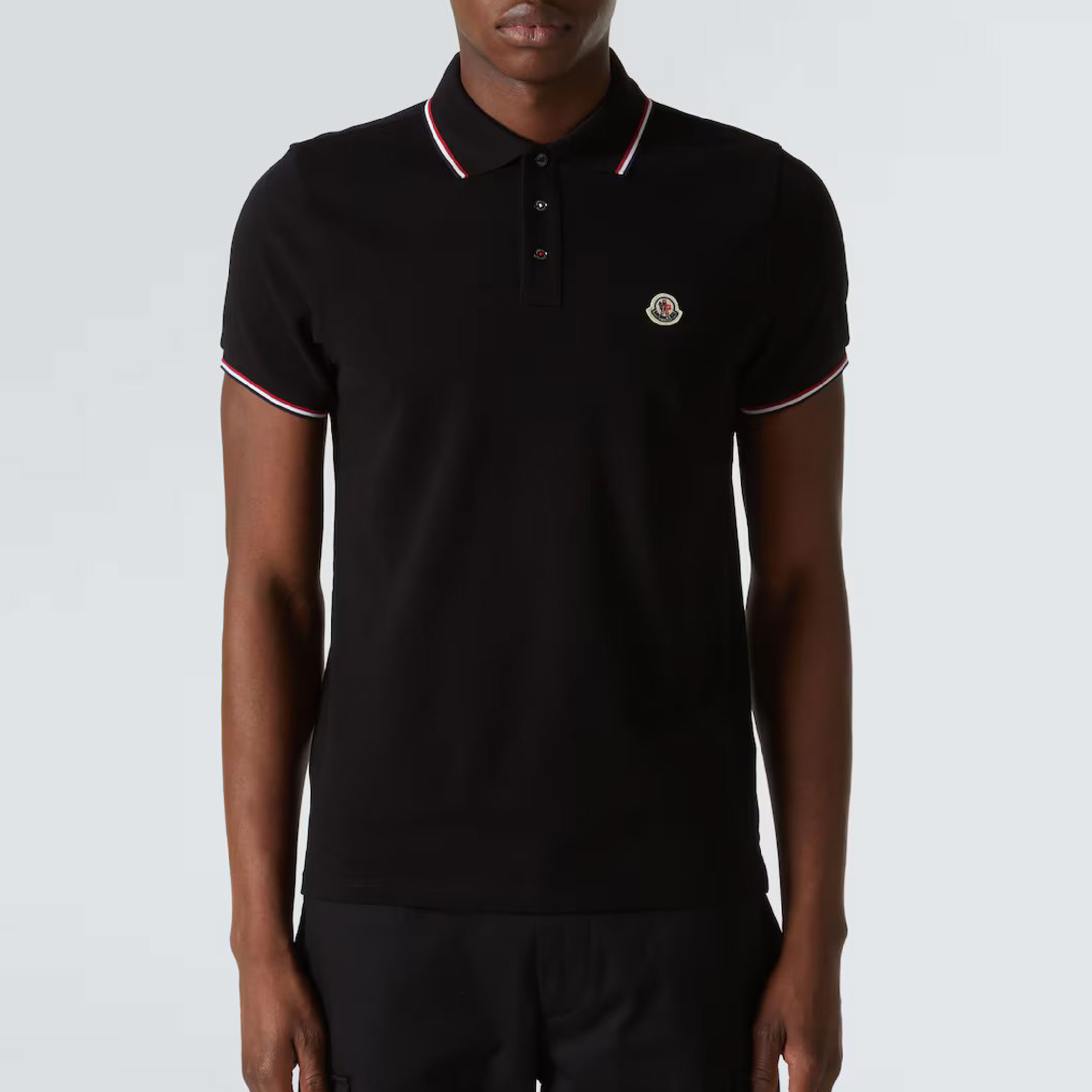 Moncler Logo cotton piqué polo shirt-05