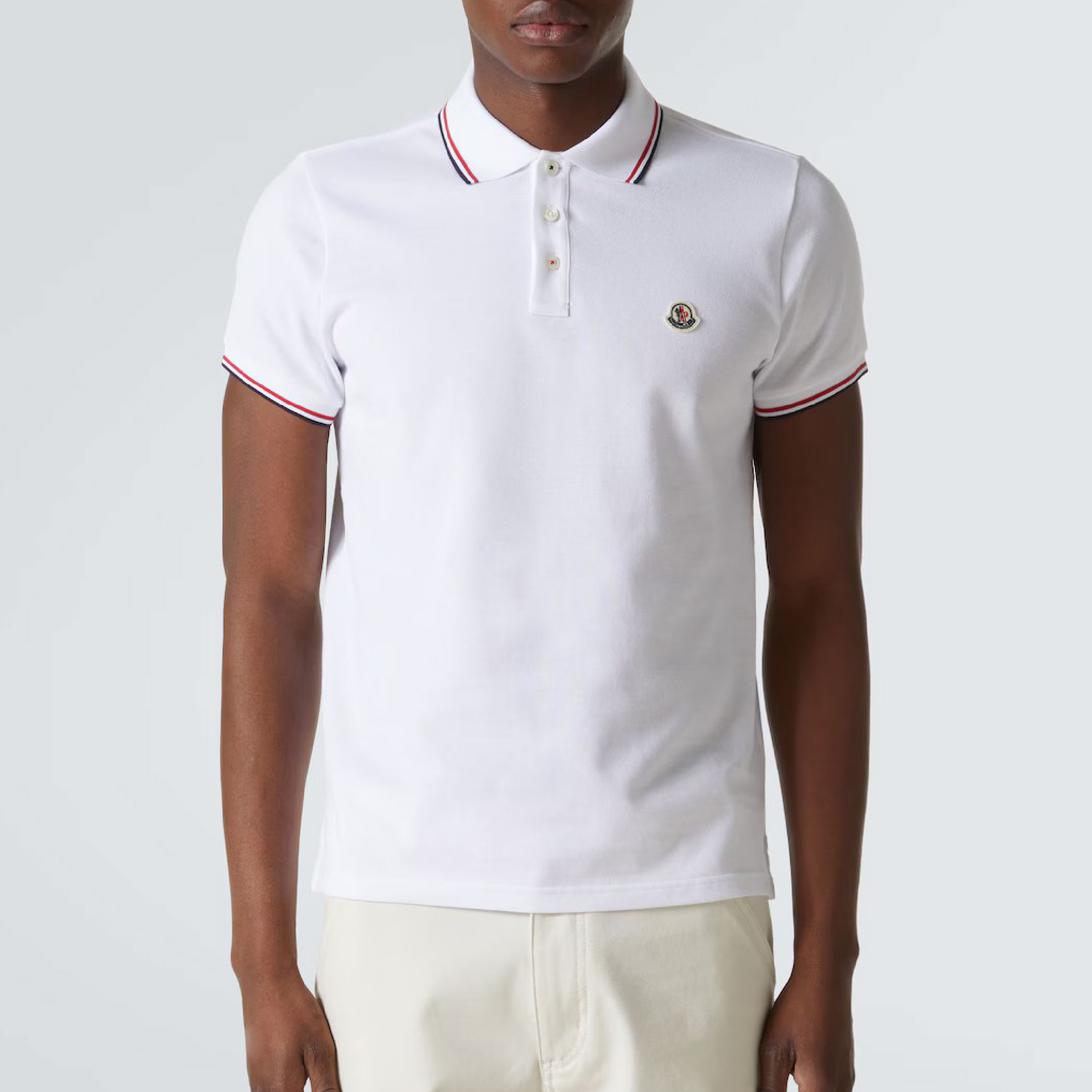 Moncler Logo cotton piqué polo shirt-09