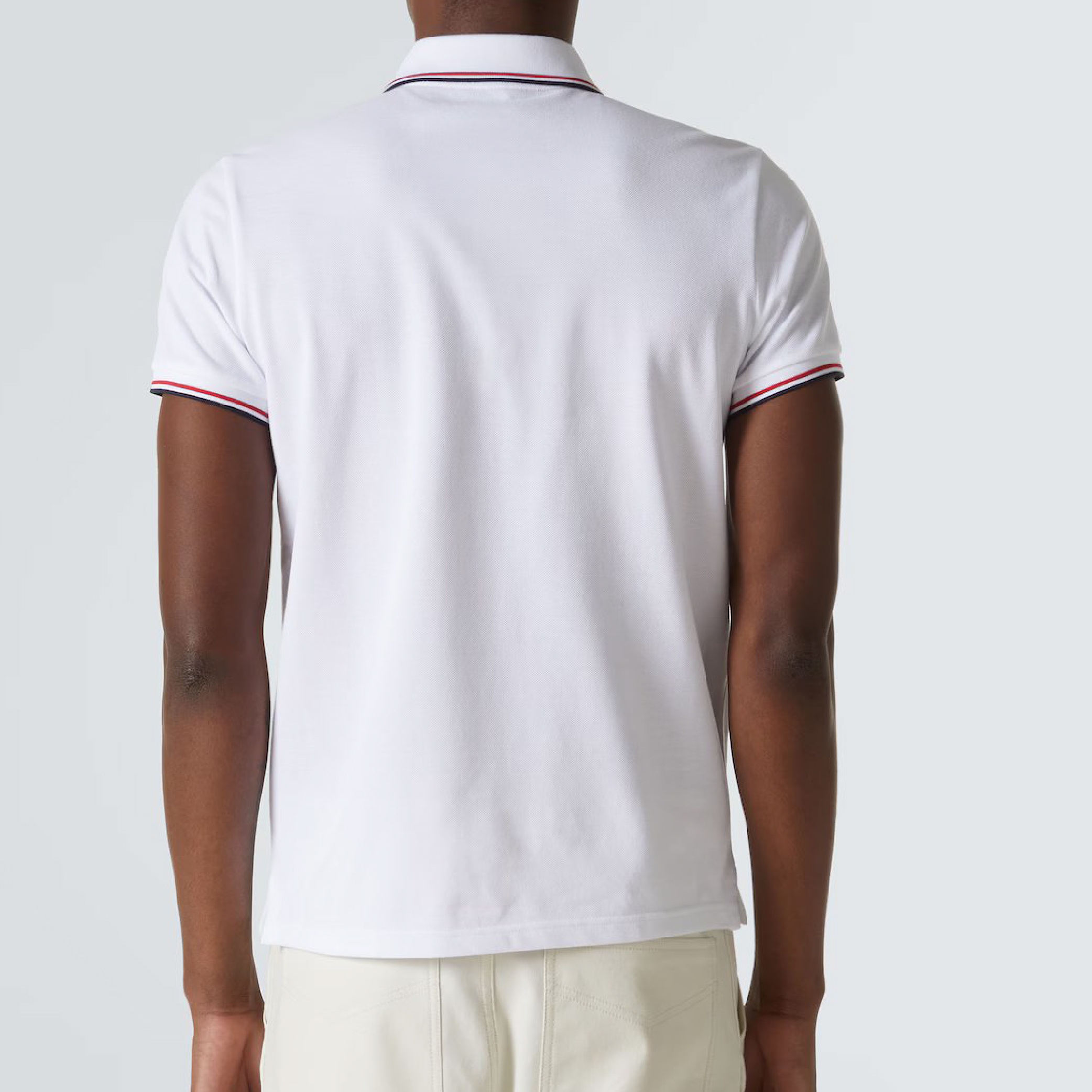 Moncler Logo cotton piqué polo shirt-10
