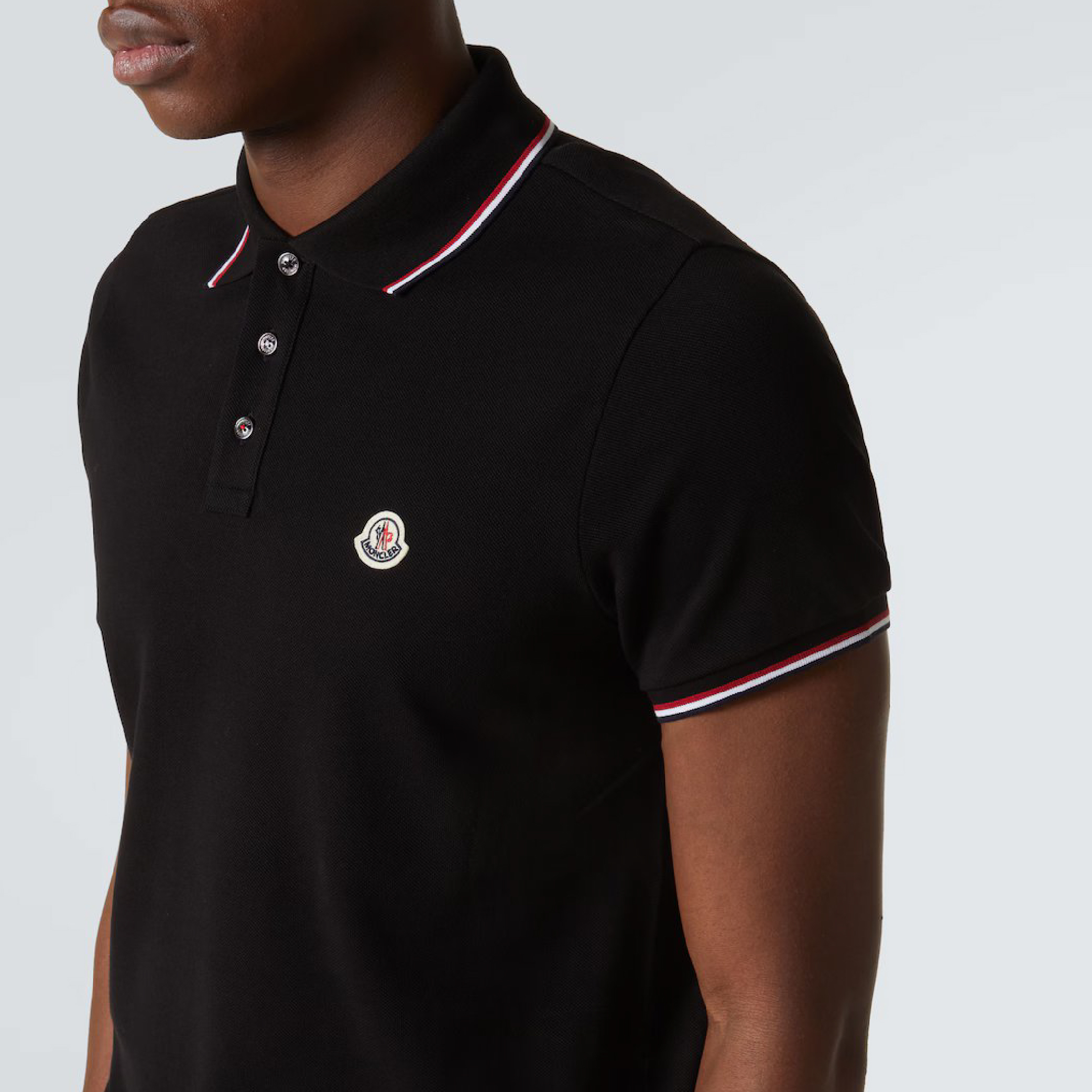 Moncler Logo cotton piqué polo shirt-04