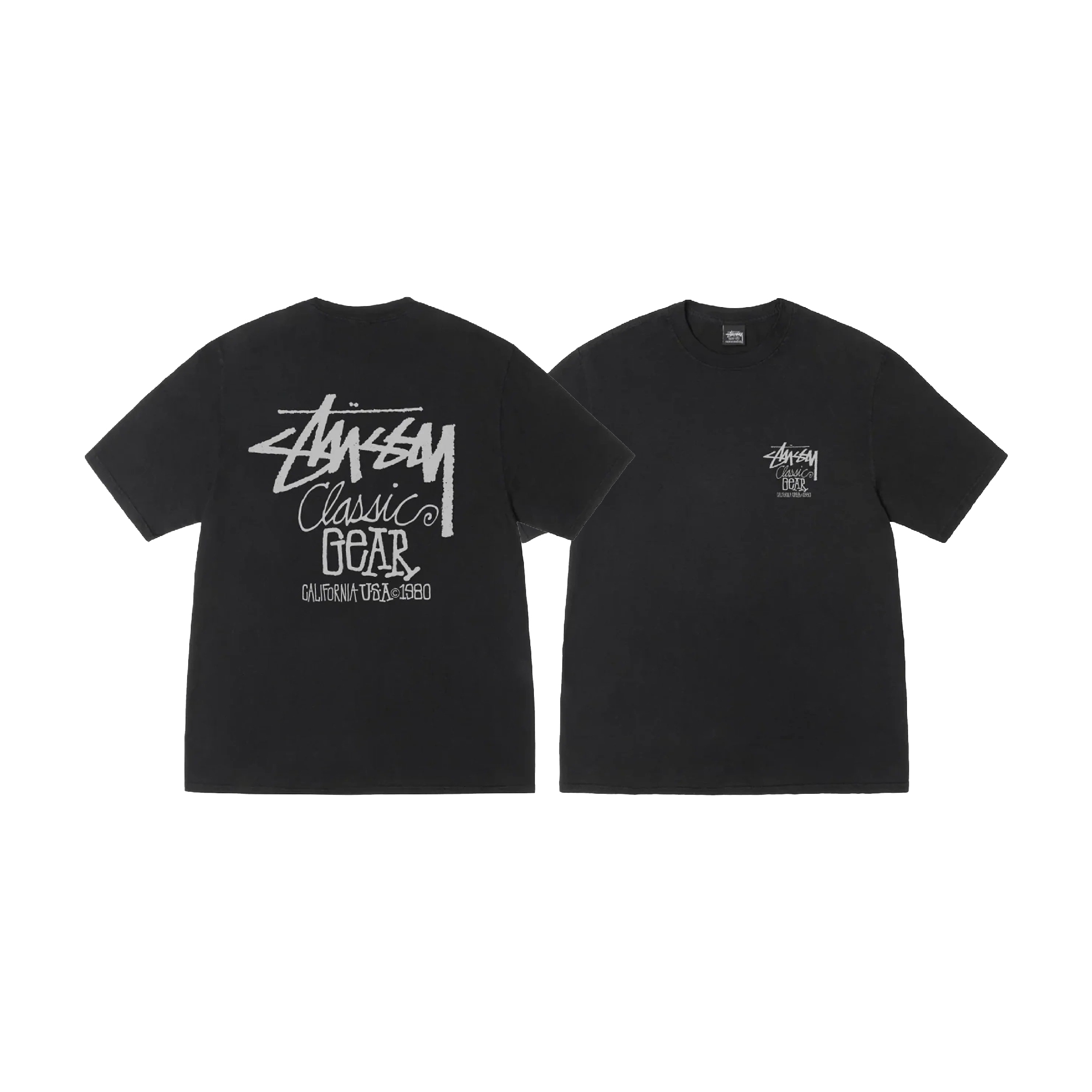 Stüssy Classic Gear Pigment Dyed Tee Natural (SS25)-01