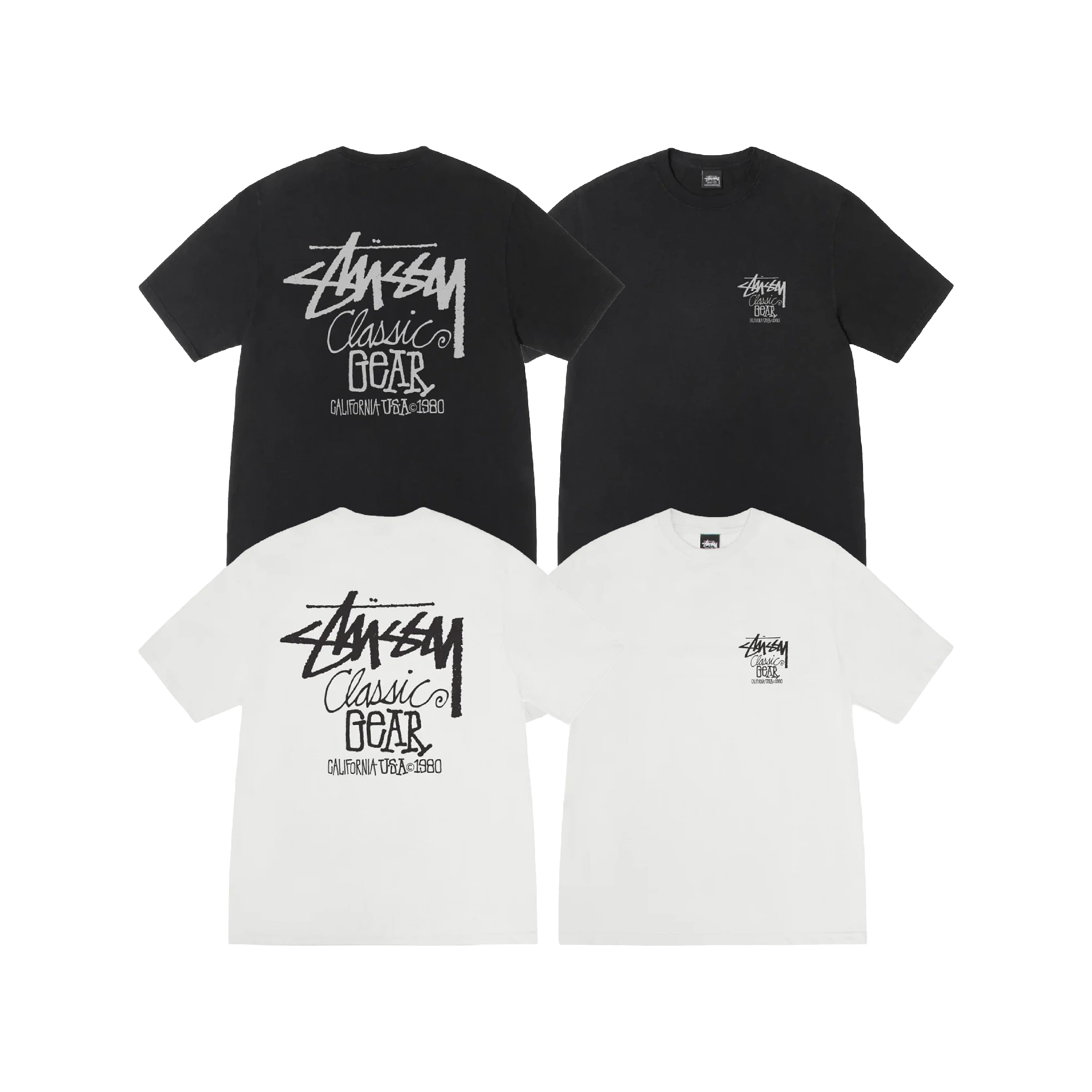 Stüssy Classic Gear Pigment Dyed Tee Natural (SS25)-07