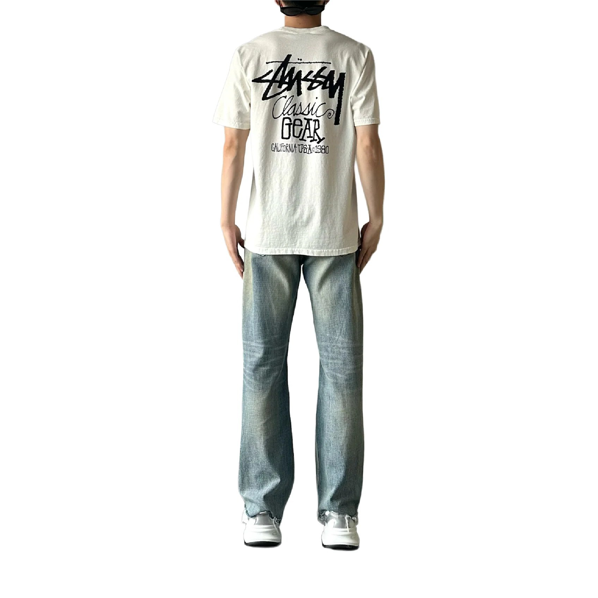 Stüssy Classic Gear Pigment Dyed Tee Natural (SS25)-11